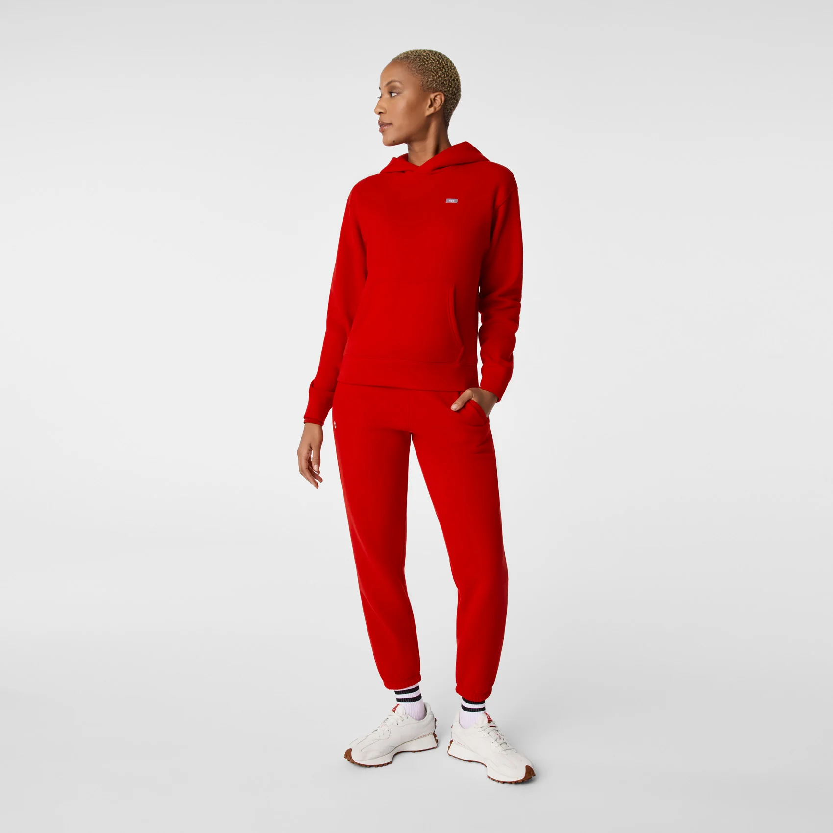 women's Winning Red Off-Shift - Hoodie Sweatshirt⢠- Image 2