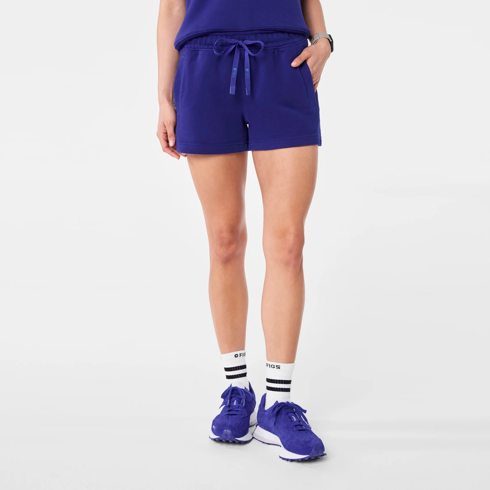 women's Deep Royal Blue Off-Shift - Lounge Shortsâ˘