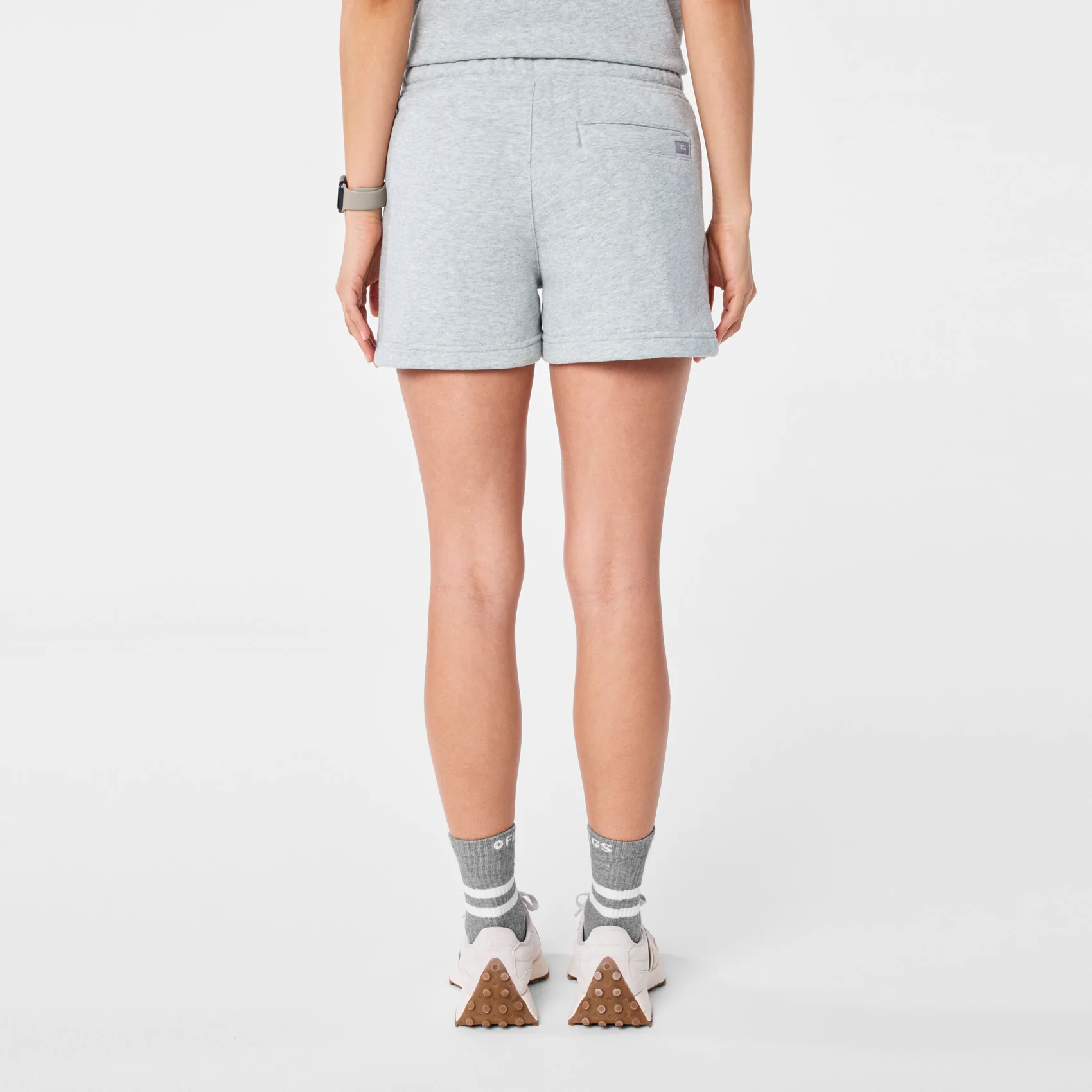women's Heather Grey Off-Shift - Lounge Shorts™ - Image 4