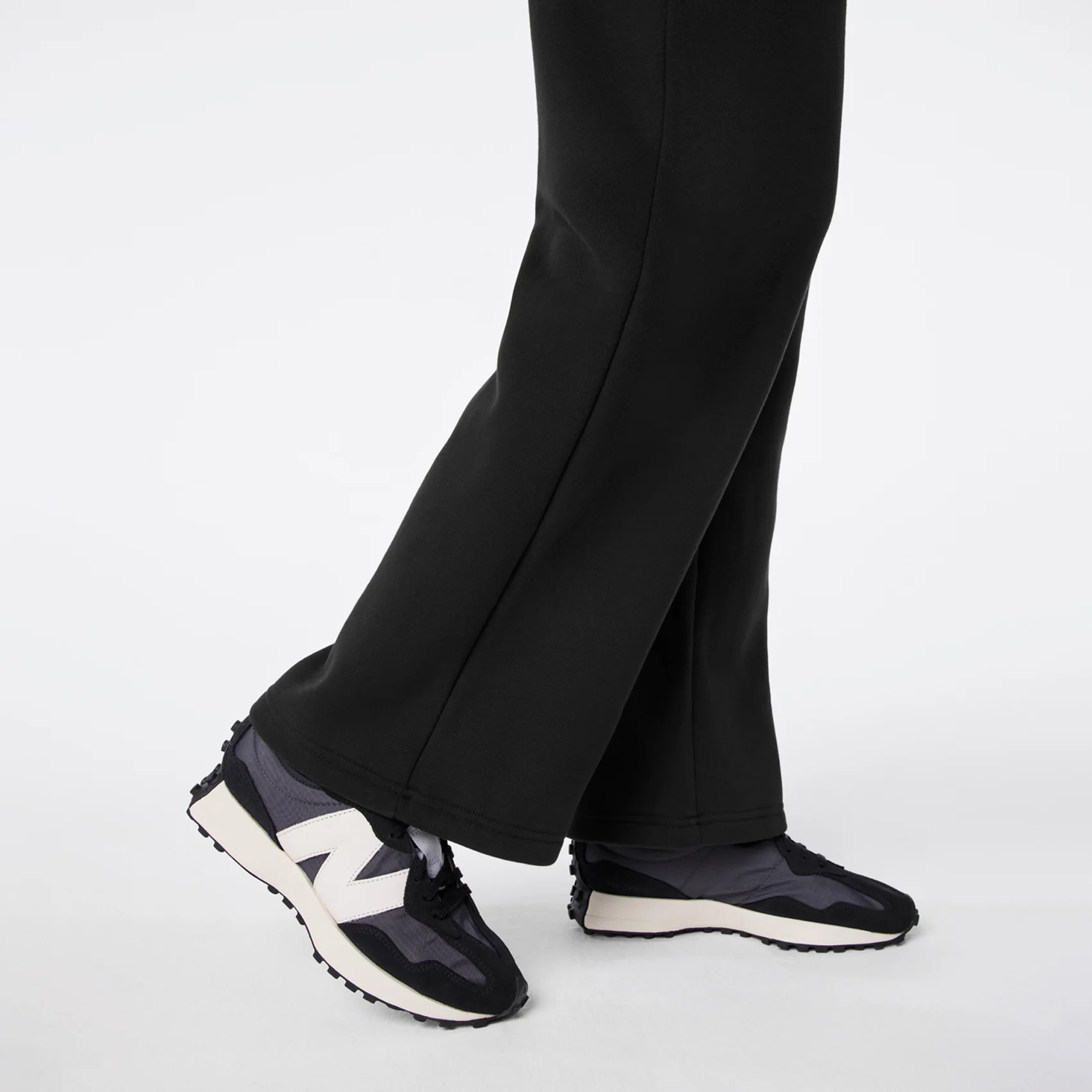 women's Black Off-Shift Wide Leg - Sweatpant™ - Image 8