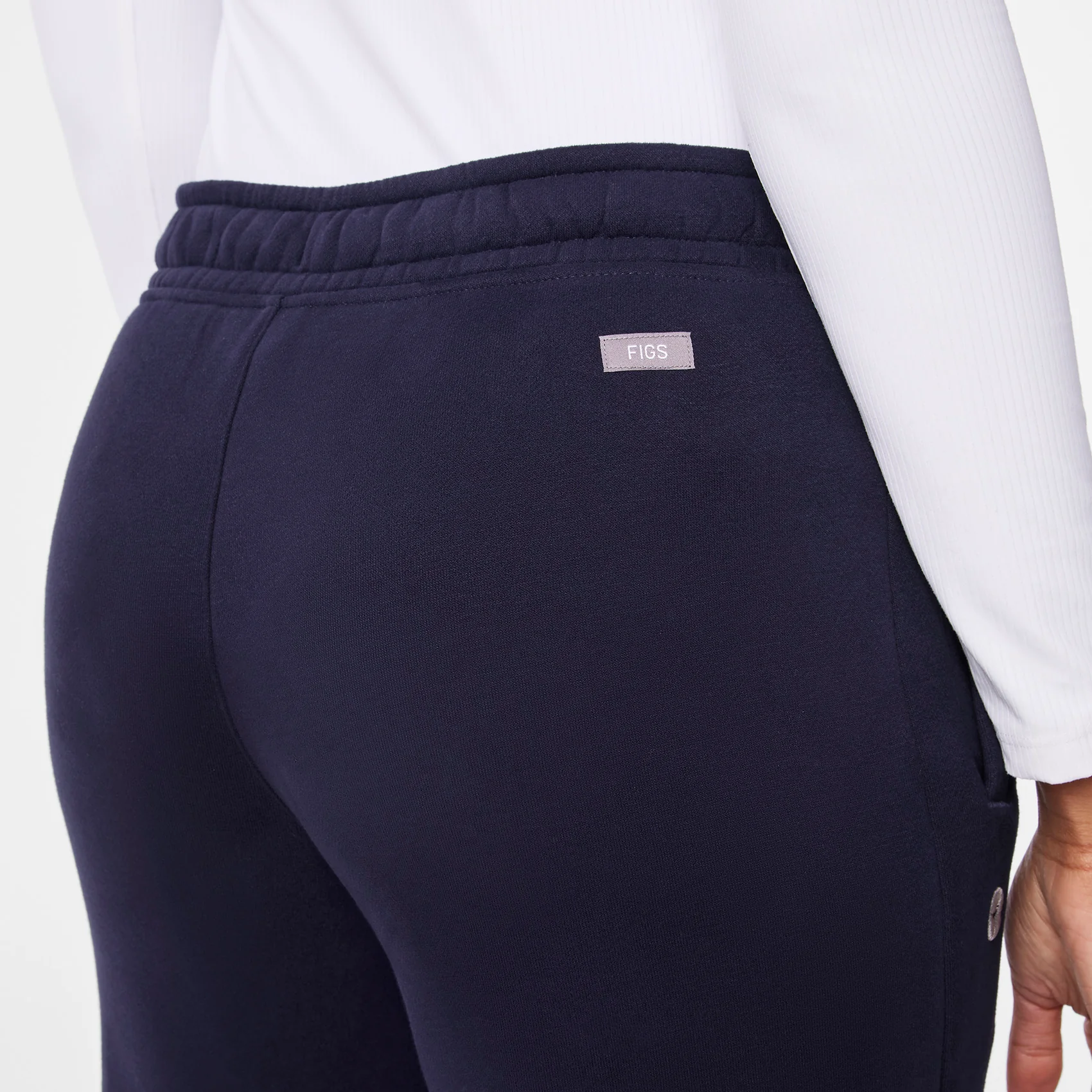 women's Navy Off-Shift Wide Leg - Sweatpant™ - Image 5