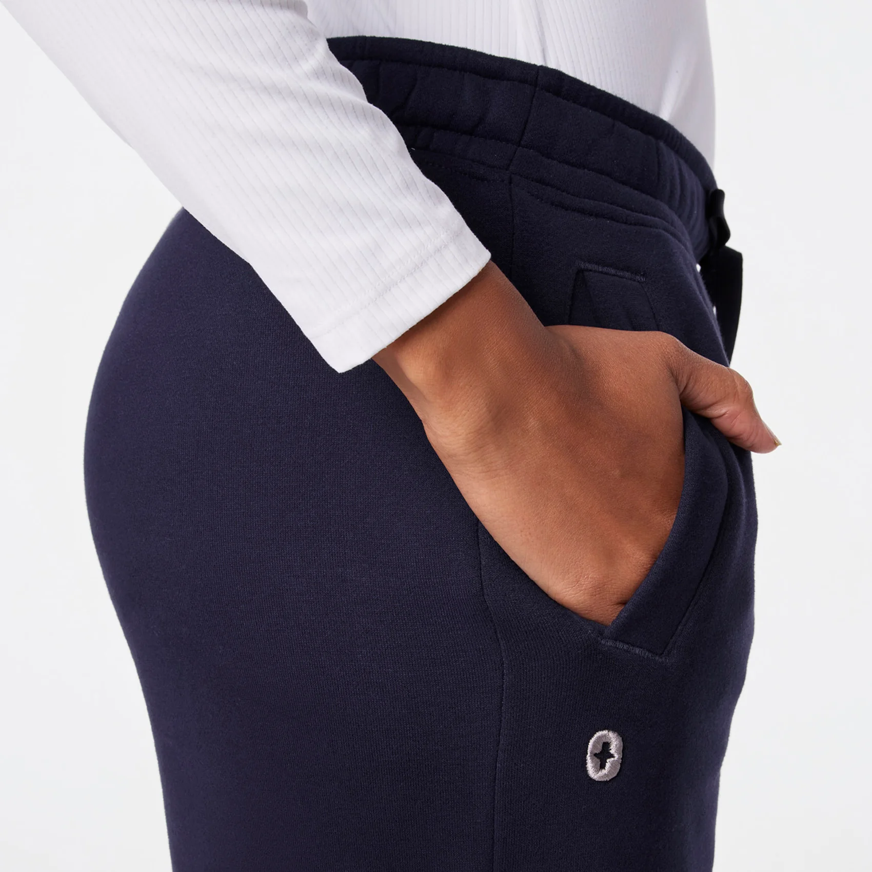women's Navy Off-Shift Wide Leg - Sweatpant™ - Image 6