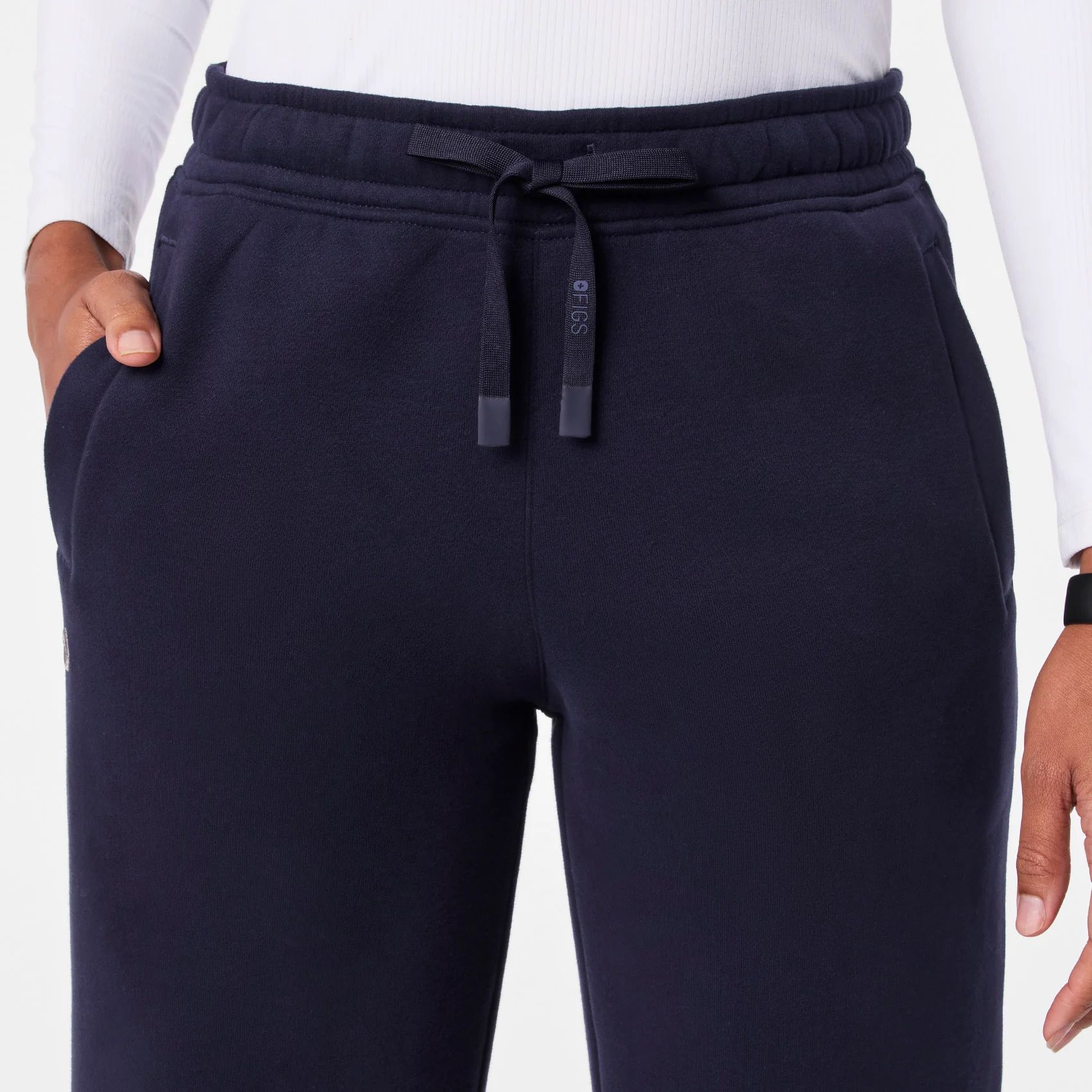 women's Navy Off-Shift Wide Leg - Sweatpant™ - Image 7