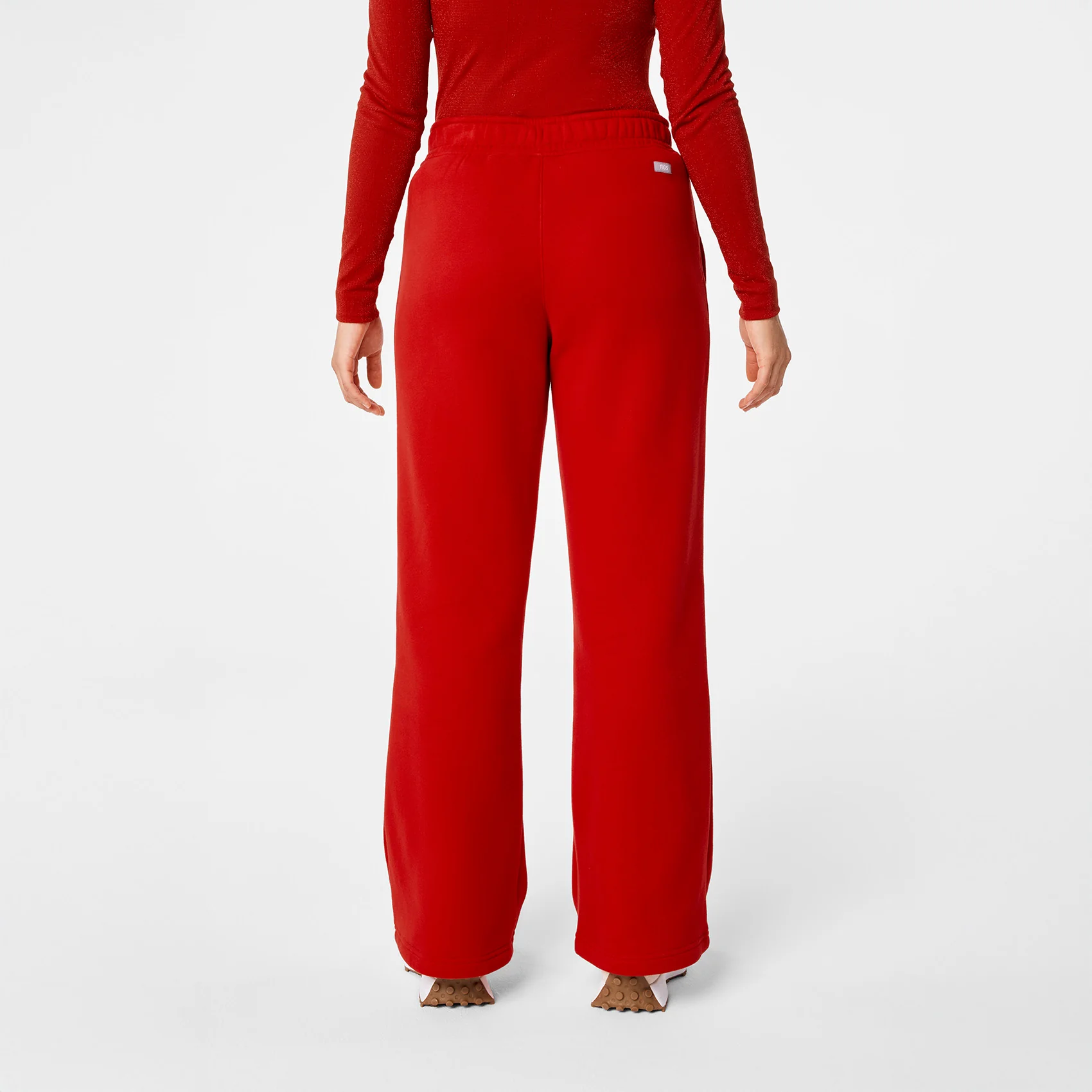 women's Winning Red Off-Shift Wide Leg - Sweatpant™ - Image 4