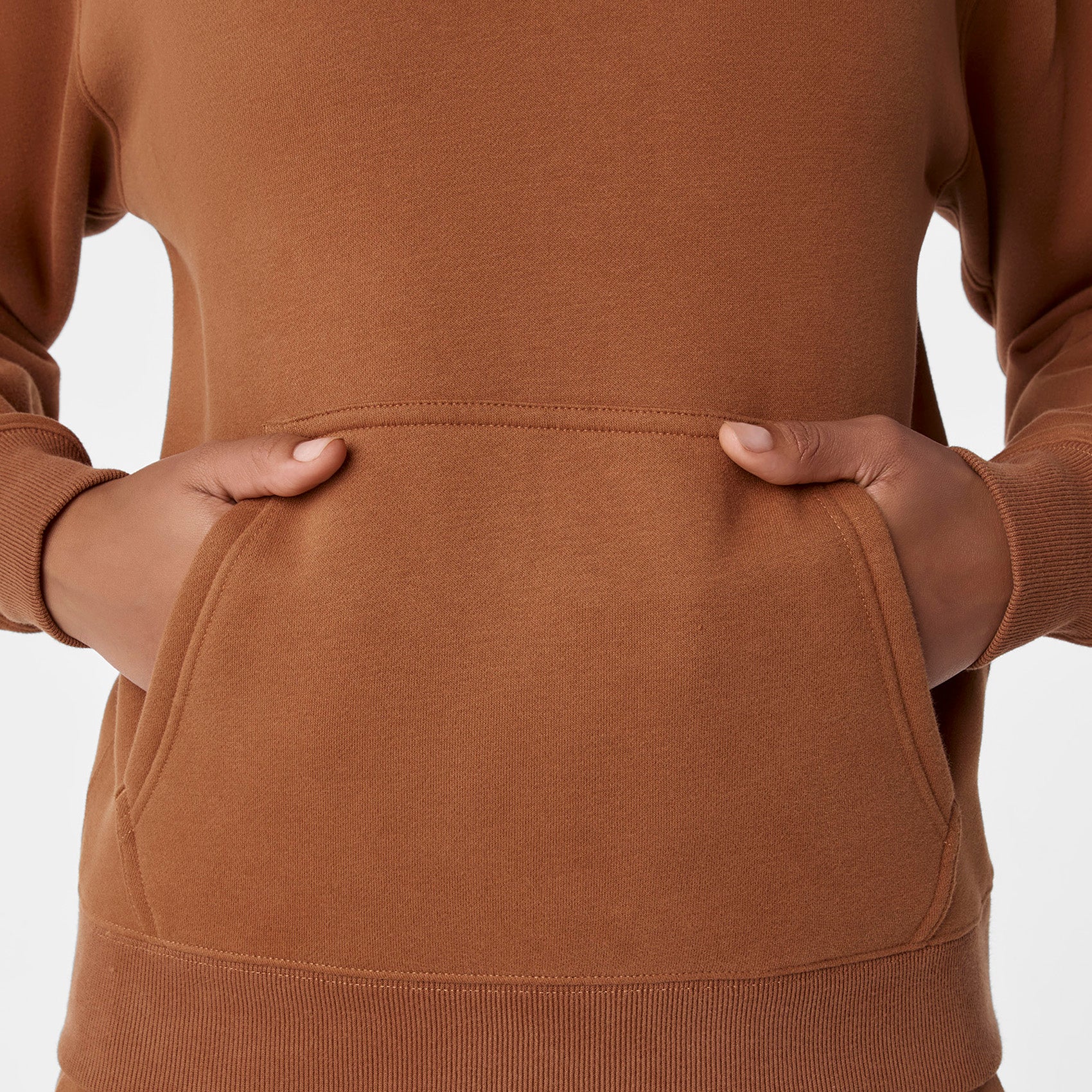 women's Mocha Off-Shift ¼ Zip - Sweatshirt™ - Image 7