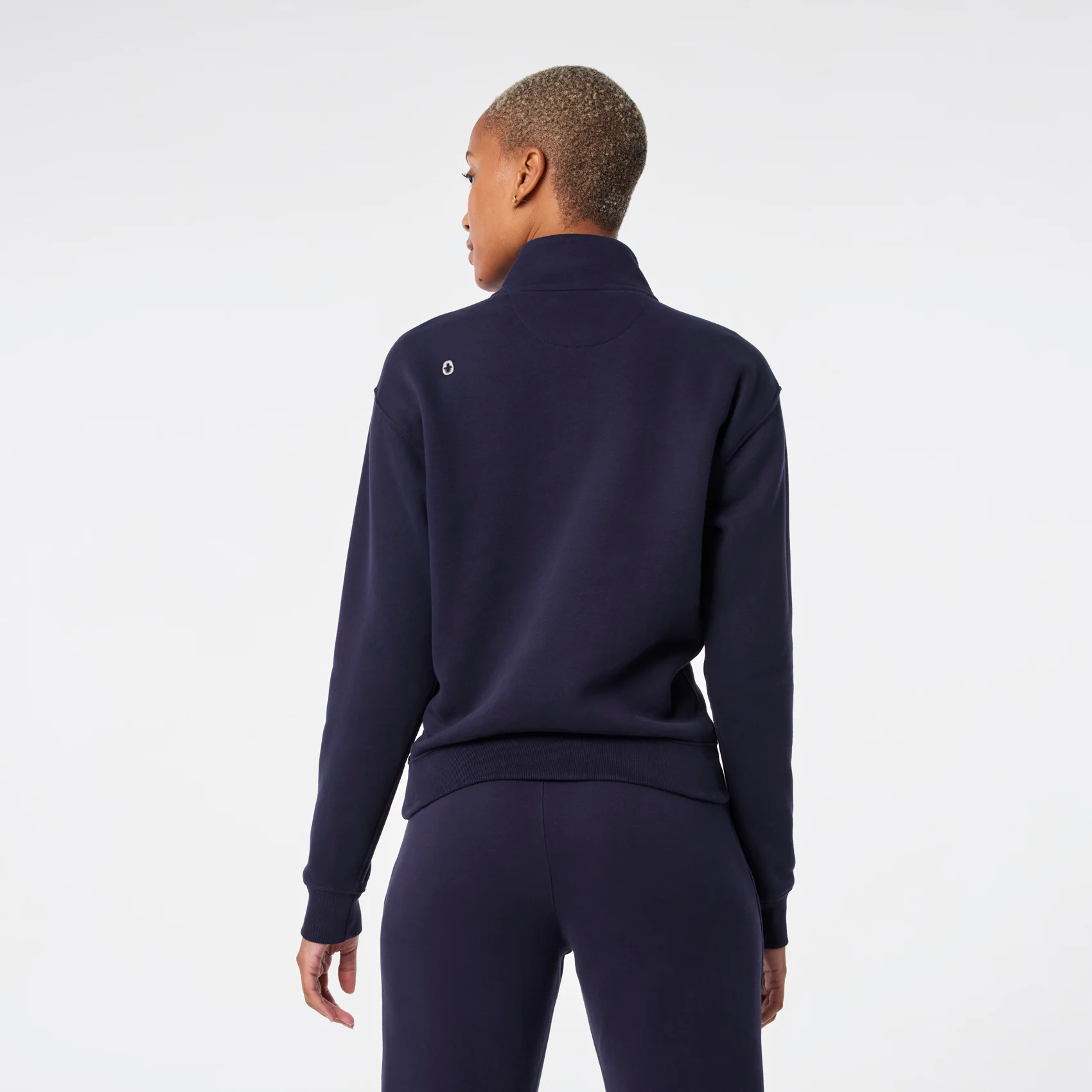 women's Navy Off-Shift ¼ Zip - Sweatshirt™ - Image 4