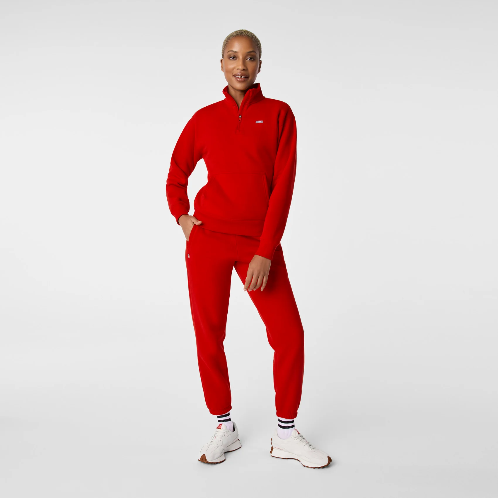 women's Winning Red Off-Shift ¼ Zip - Sweatshirt™ - Image 2