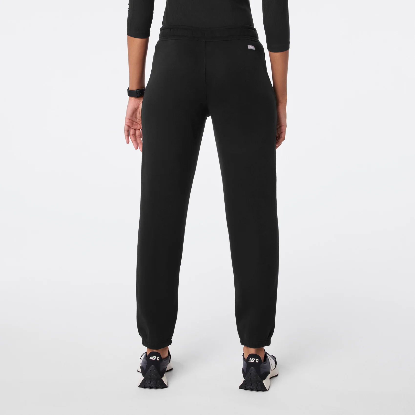 women's Black Off-Shift Relaxed - Jogger Sweatpant™ - Image 4