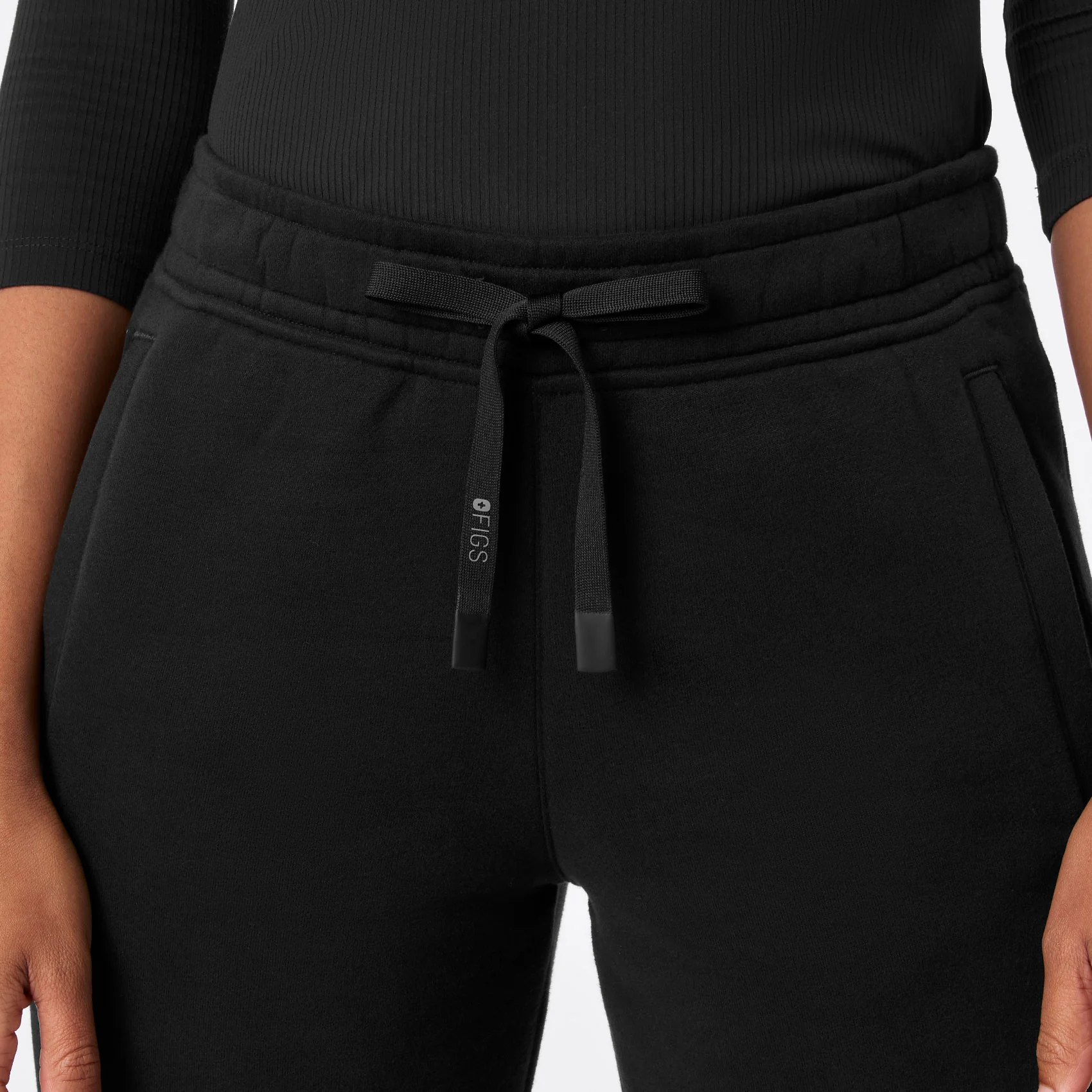 women's Black Off-Shift Relaxed - Jogger Sweatpant™ - Image 6