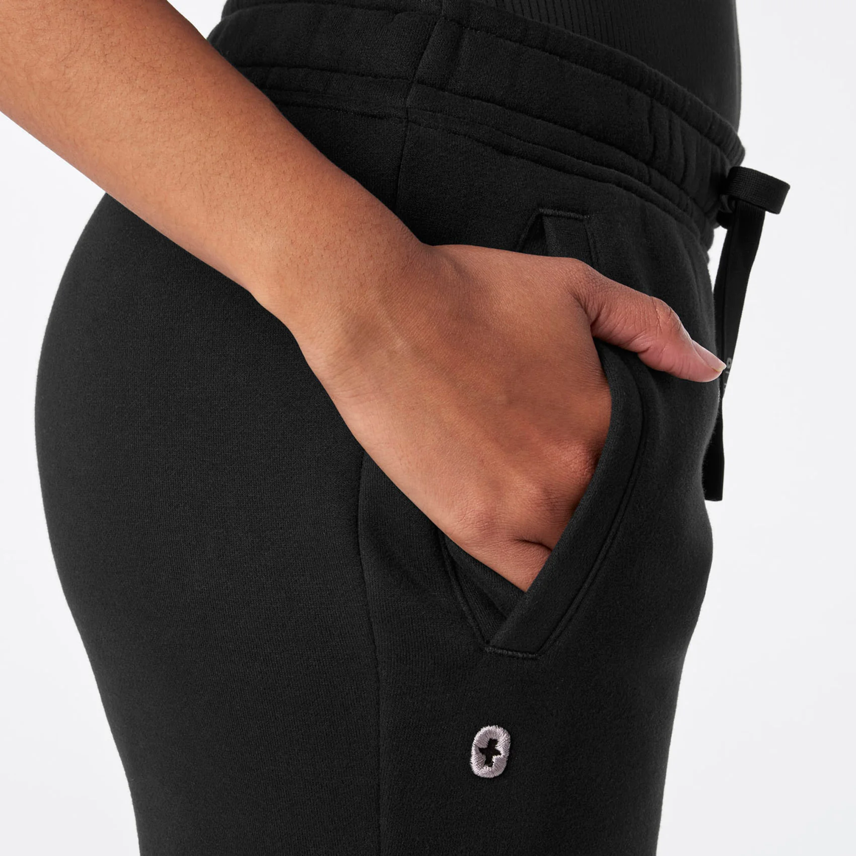women's Black Off-Shift Relaxed - Jogger Sweatpant™ - Image 7