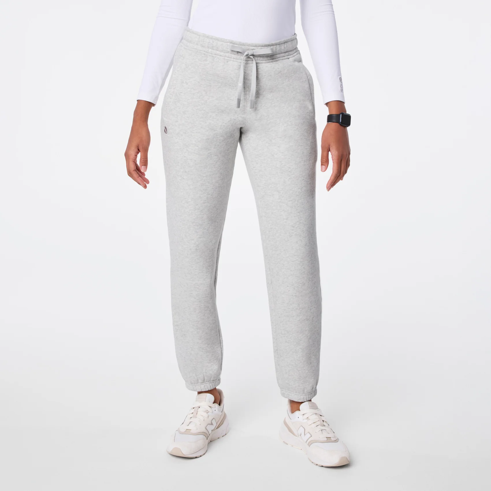 women's Heather Grey Off-Shift Relaxed - Jogger Sweatpant™