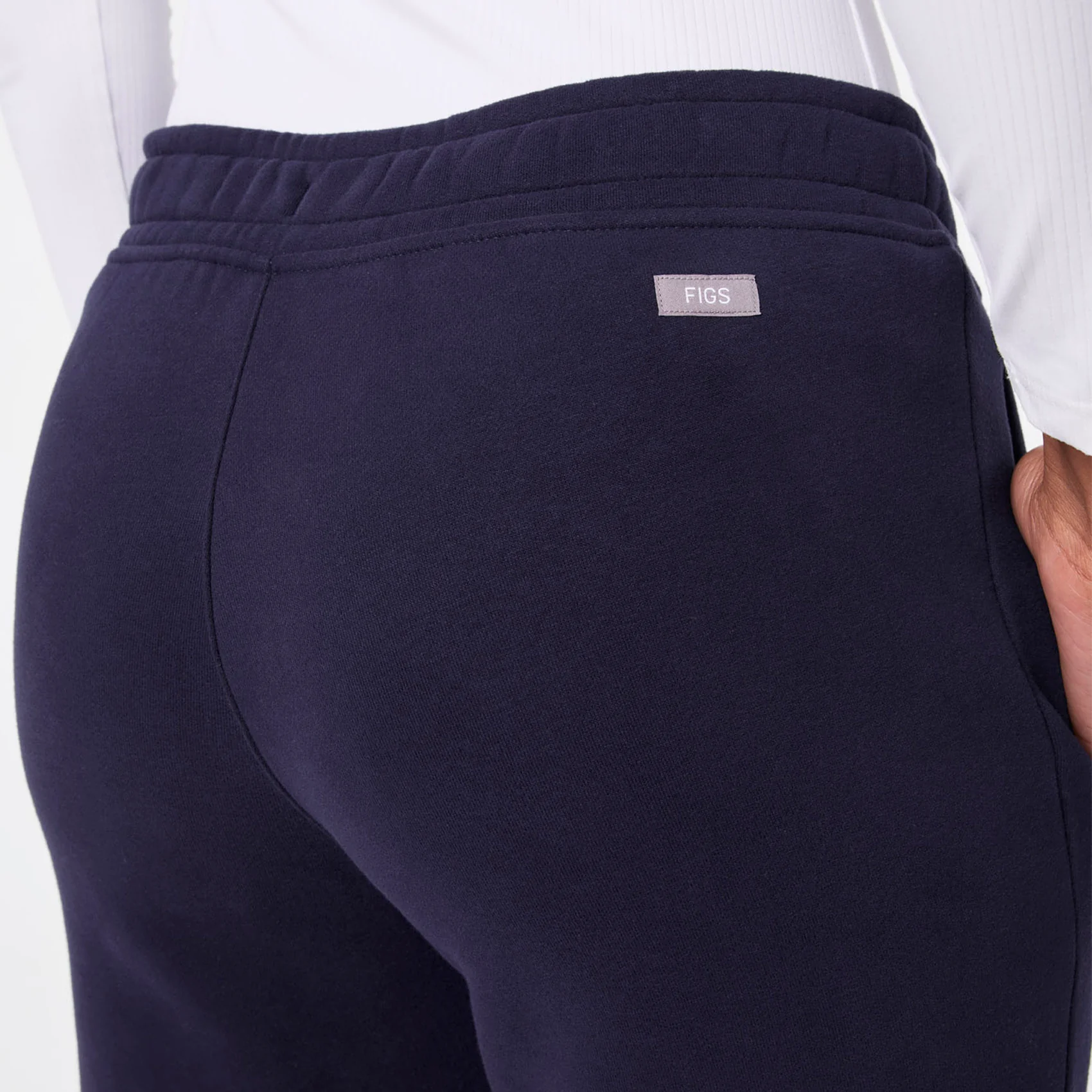 women's Navy Off-Shift Relaxed - Jogger Sweatpant™ - Image 4