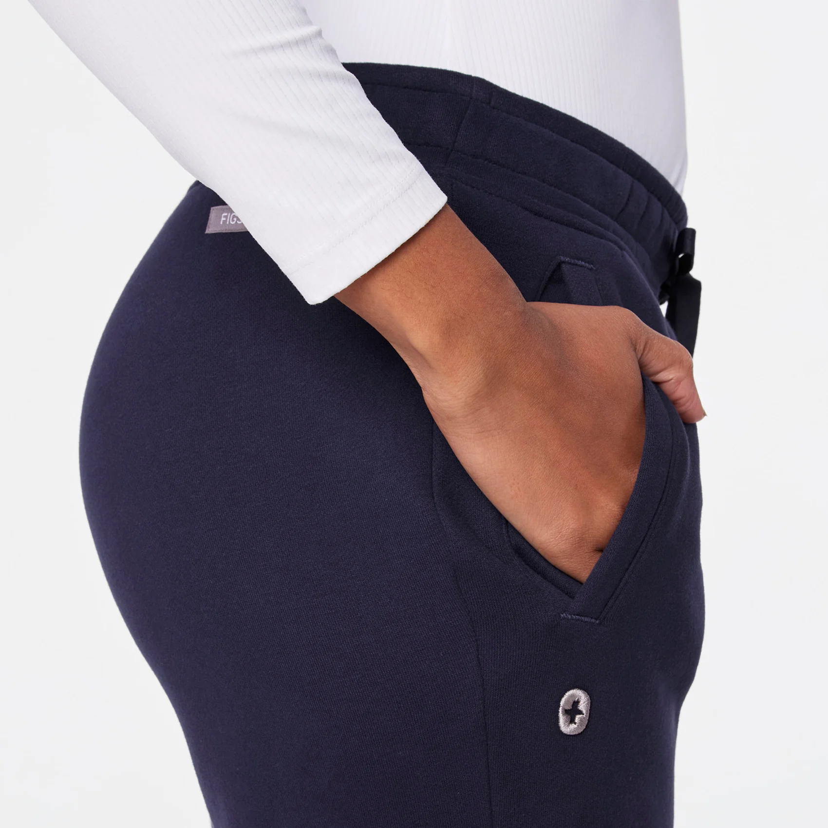 women's Navy Off-Shift Relaxed - Jogger Sweatpant™ - Image 6
