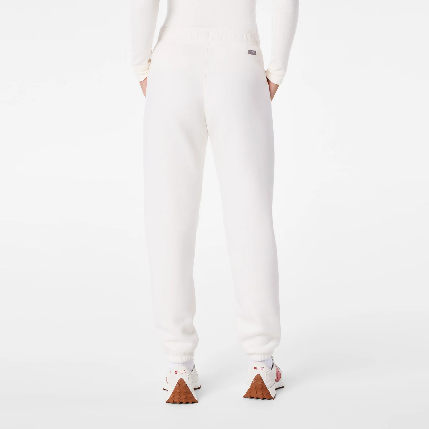 women's Off White Off-Shift Relaxed - Jogger Sweatpant™ - Image 4