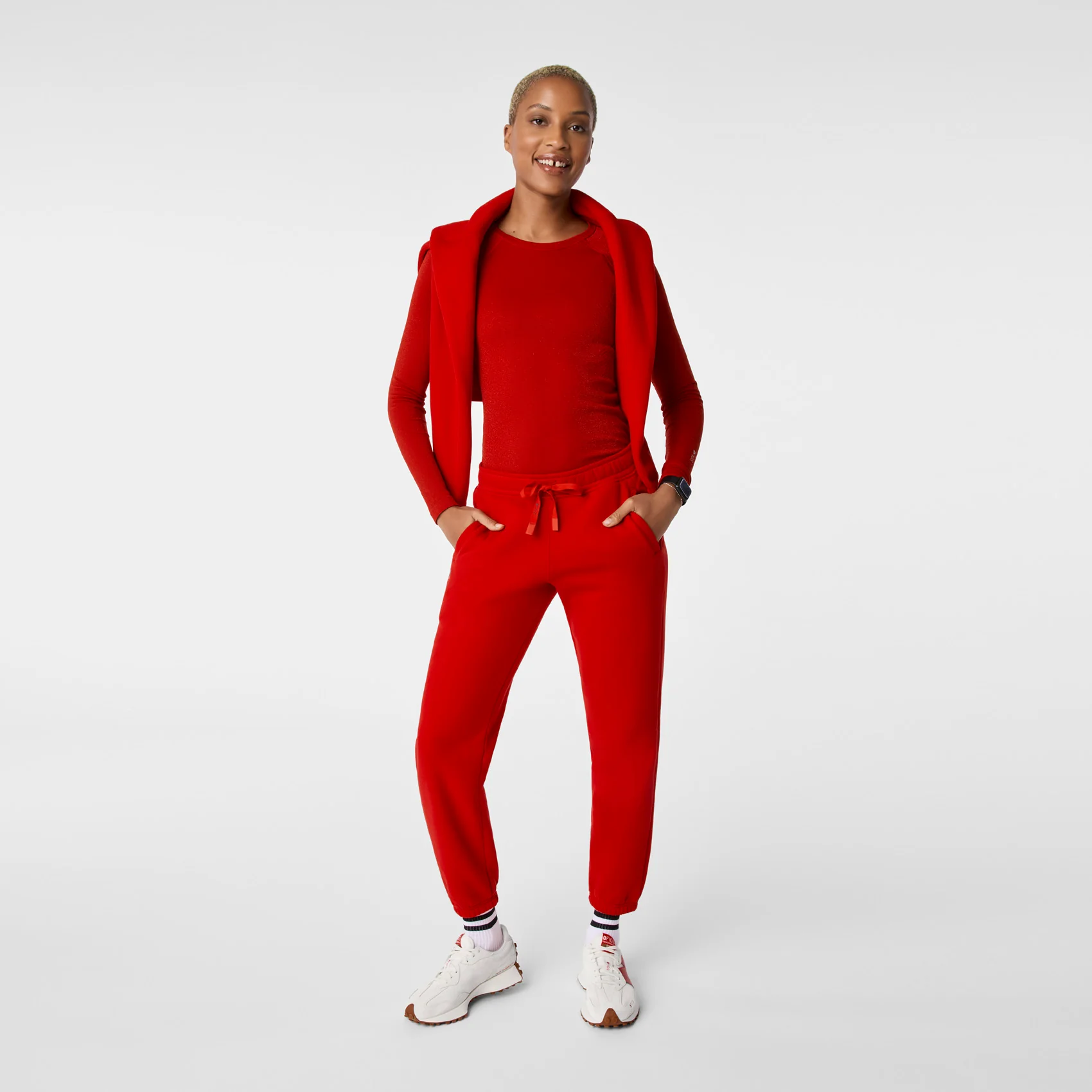 women's Winning Red Off-Shift Relaxed - Jogger Sweatpant™ - Image 2