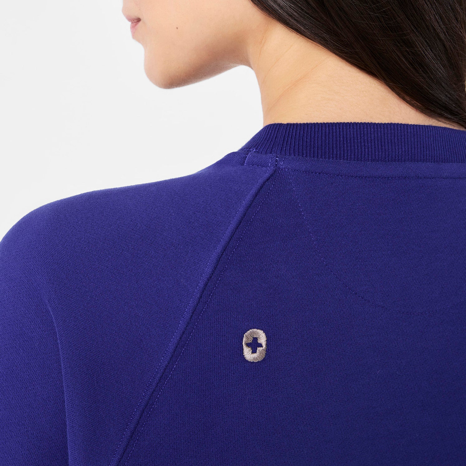 women's Deep Royal Blue Off-Shift - Shortsleeve Sweatshirt™ - Image 7