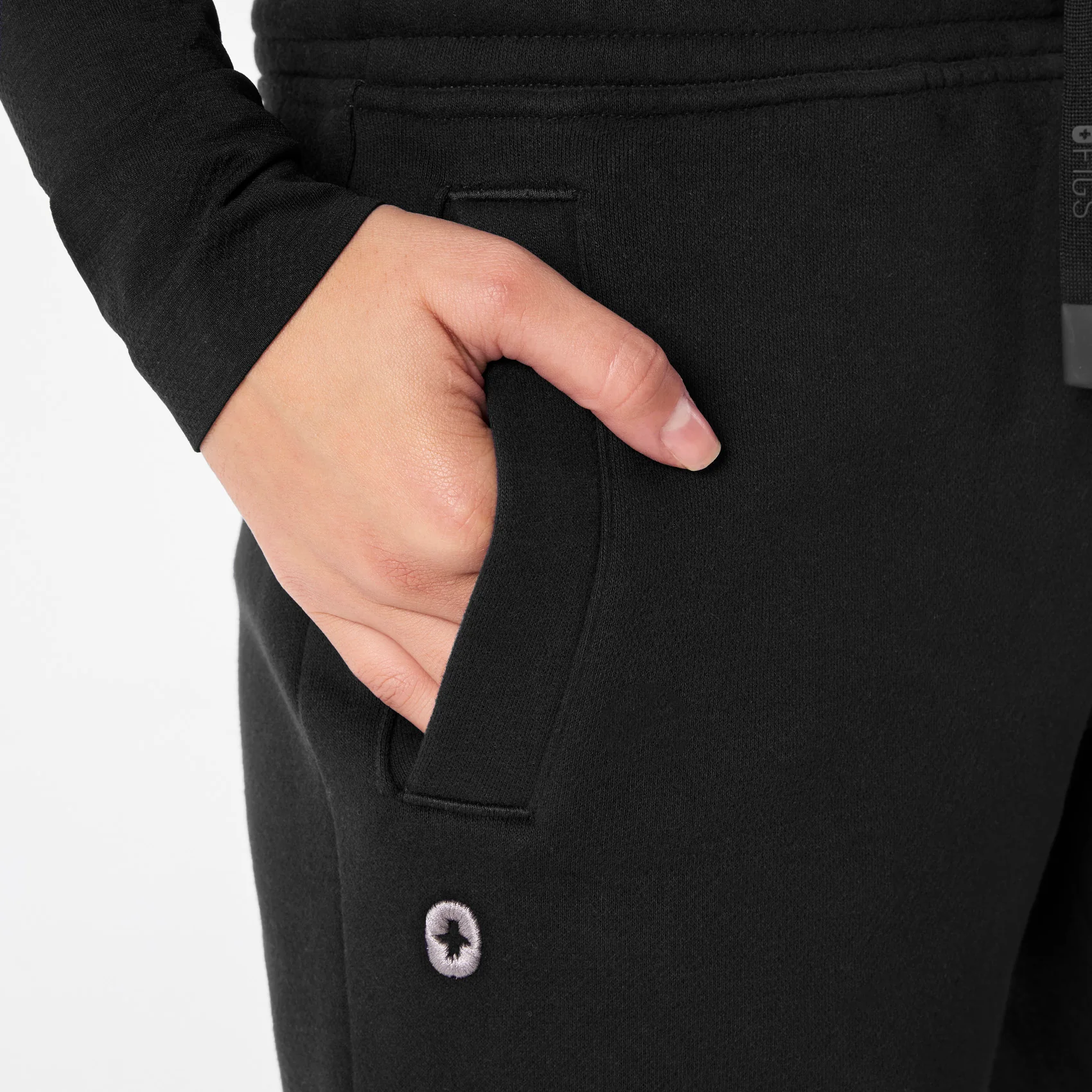 women's Black Off-Shift Straight Leg - Sweatpant™ - Image 5