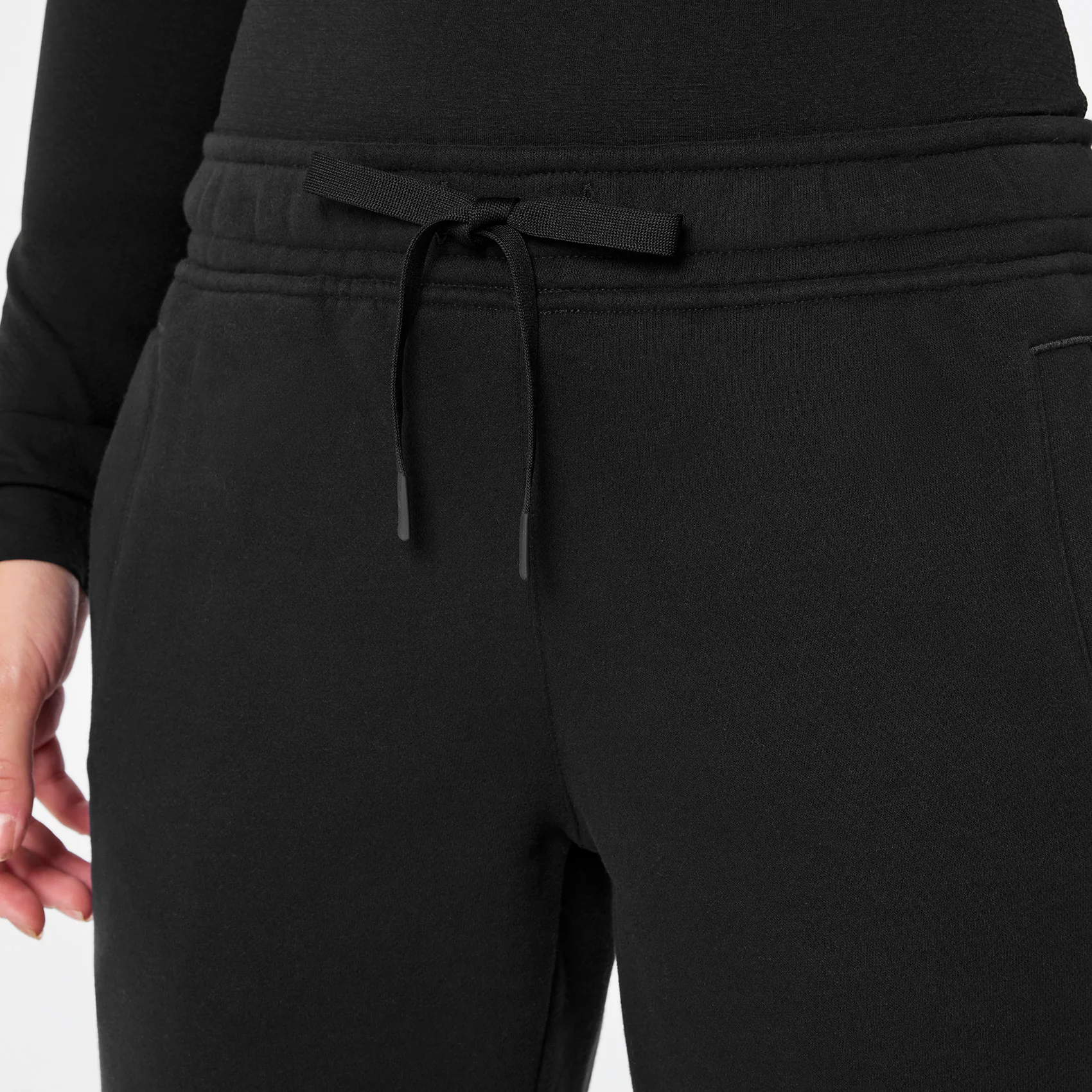 women's Black Off-Shift Straight Leg - Sweatpant™ - Image 6