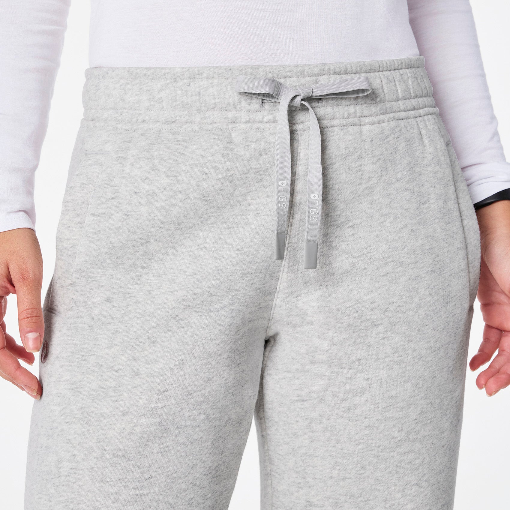women's Heather Grey Off-Shift Straight Leg - Sweatpant⢠- Image 5