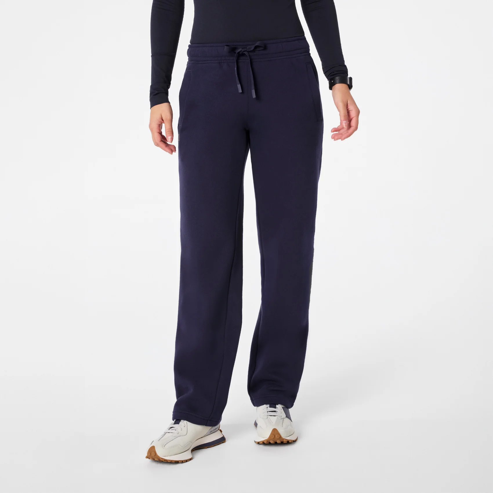 women's Navy Off-Shift Straight Leg - Sweatpantâ˘