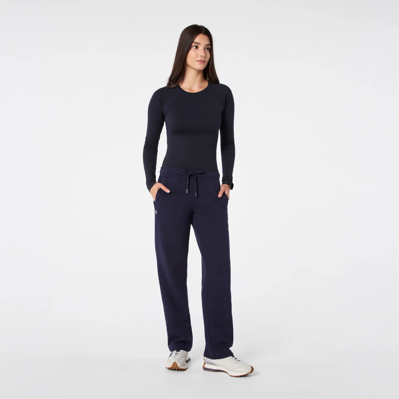 women's Navy Off-Shift Straight Leg - Sweatpant⢠- Image 2
