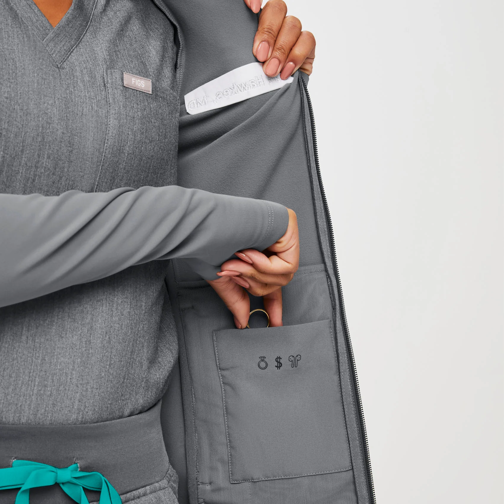 women's Graphite On-Shift ContourKnit Jacket™ - Image 8