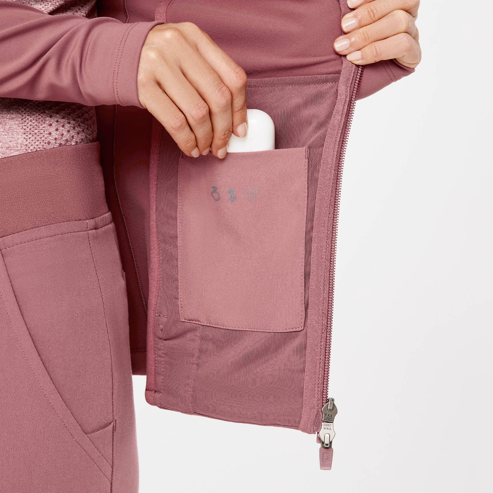 women's Mauve On-Shift ContourKnit Jacket™ - Image 8