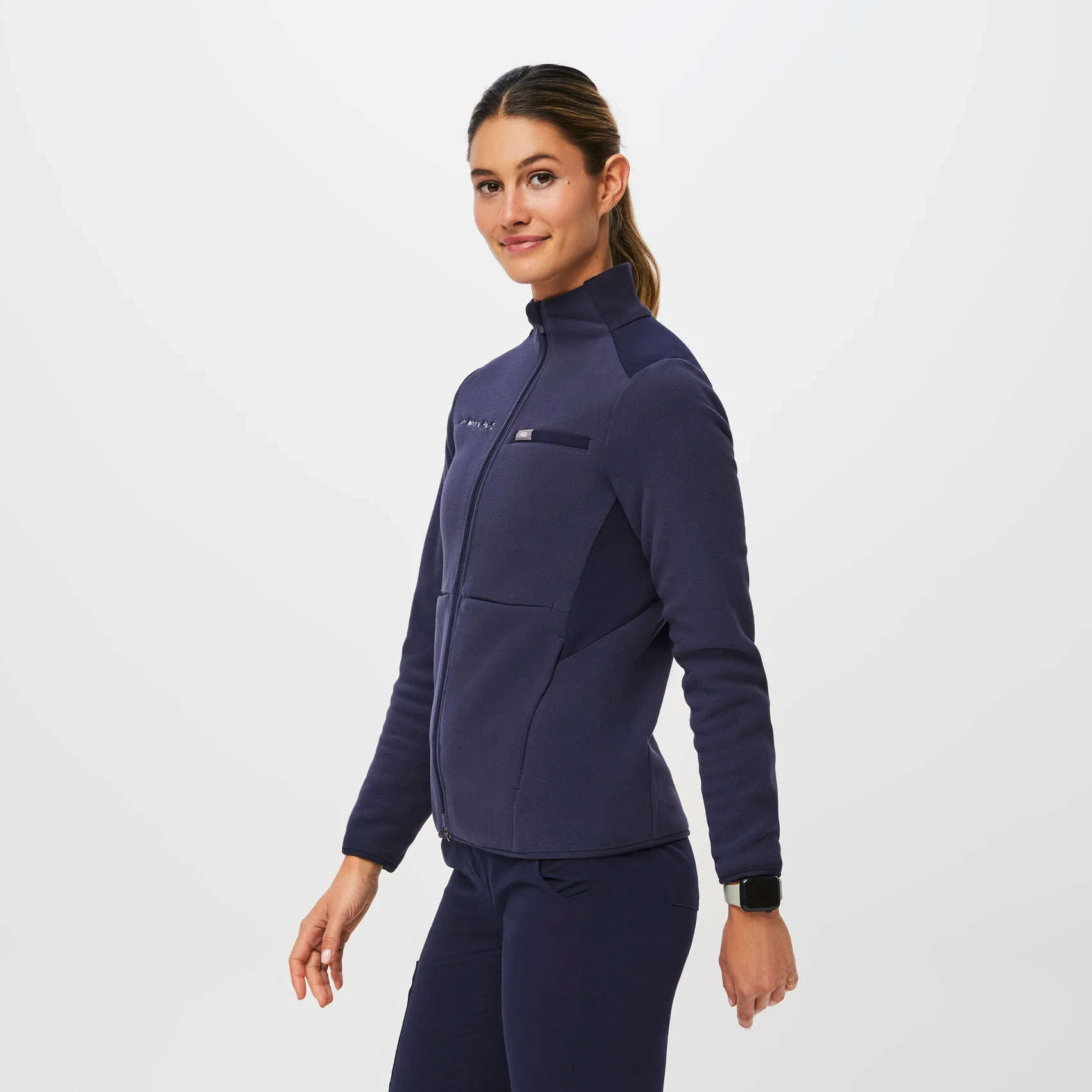 Women's Navy On-Shift™ - Fleece Jacket - Image 3
