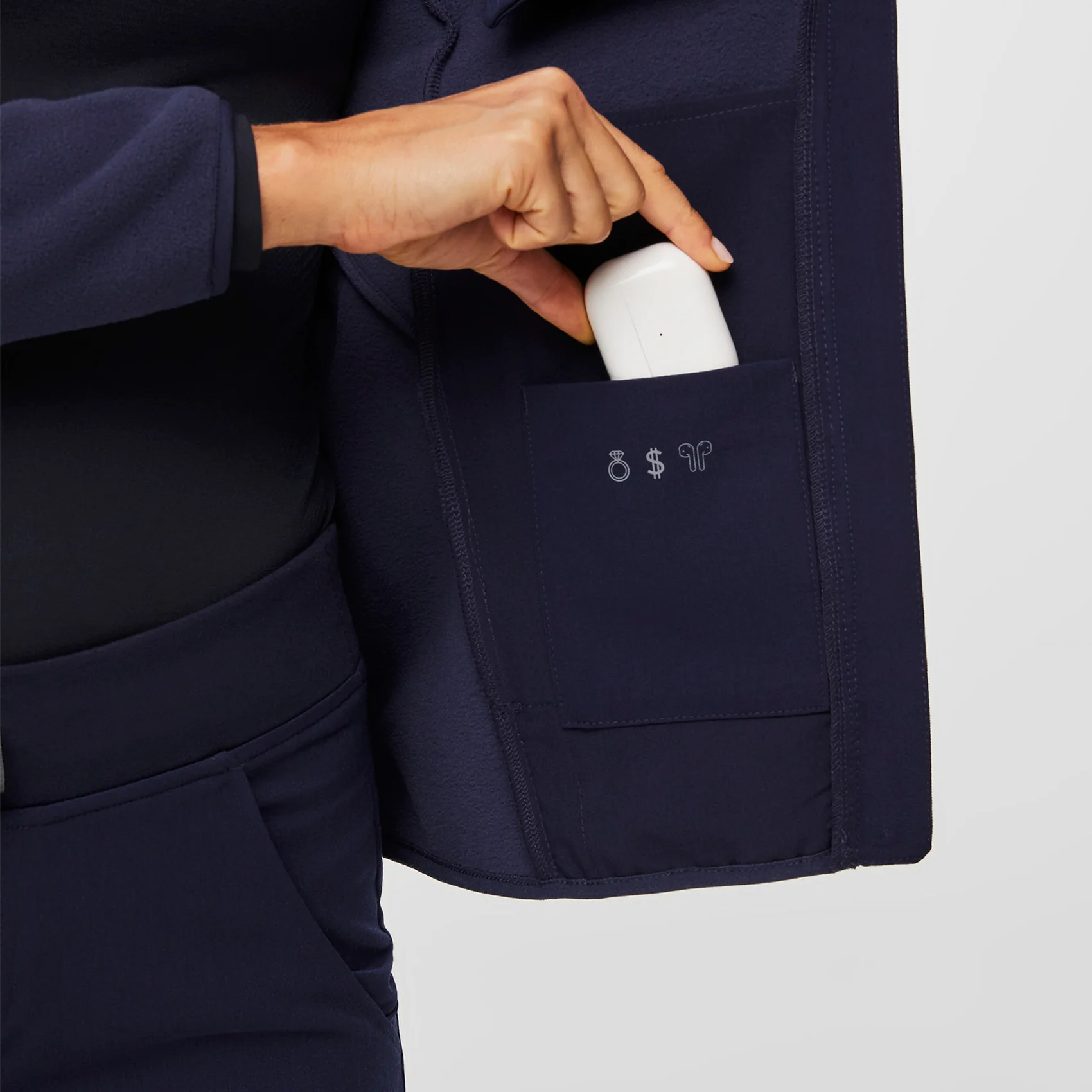 Women's Navy On-Shift™ - Fleece Jacket - Image 7