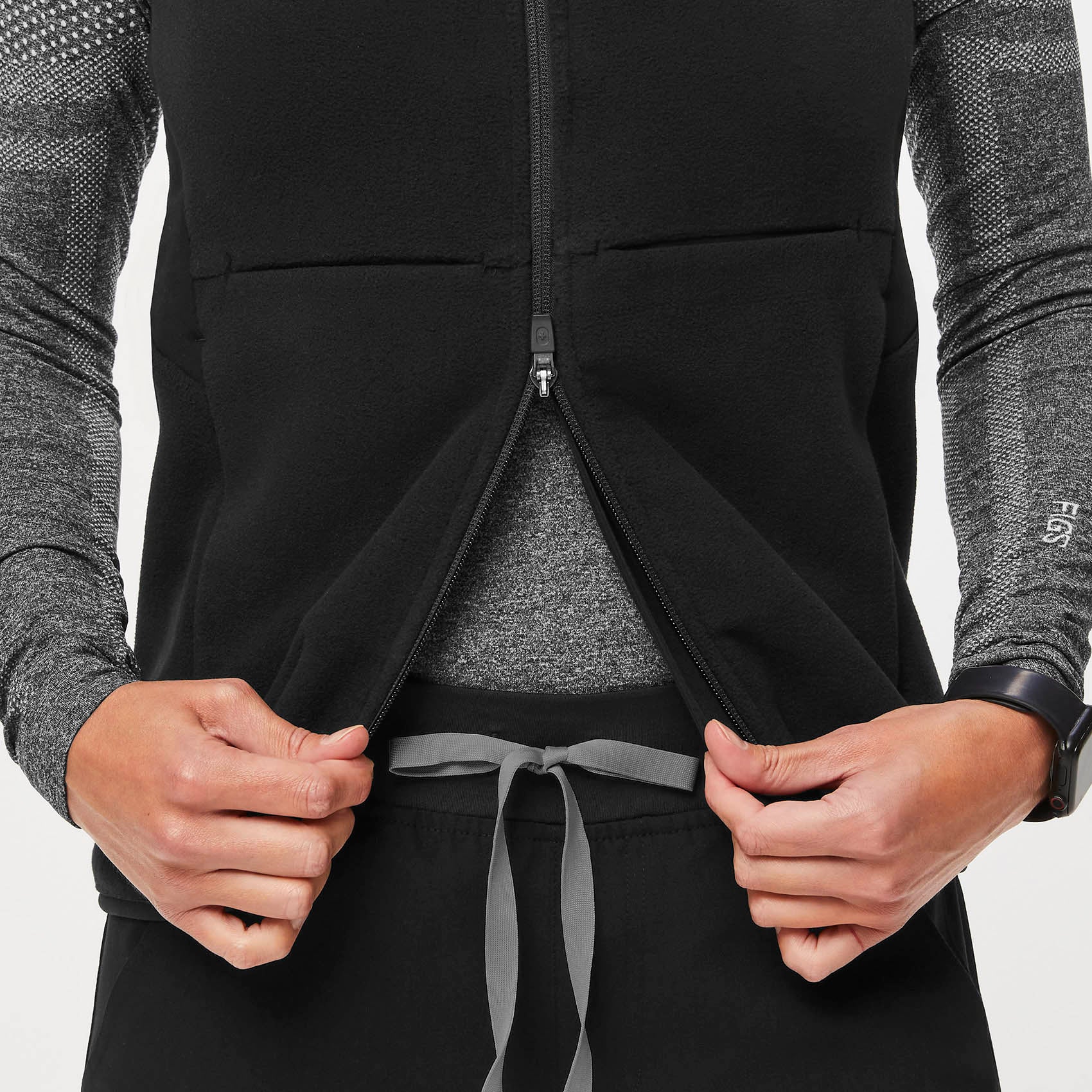 Women's Black On-Shift⢠- Fleece Vest - Image 10