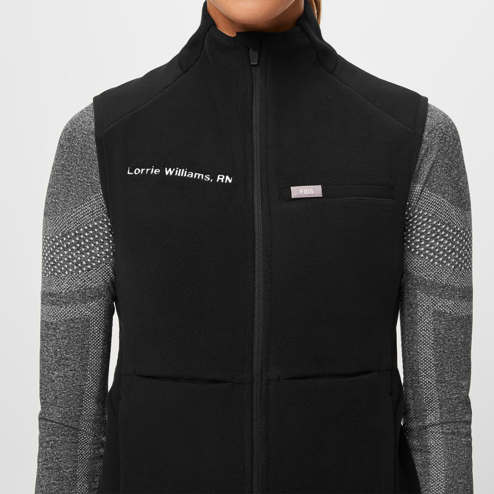 Women's Black On-Shift⢠- Fleece Vest - Image 5