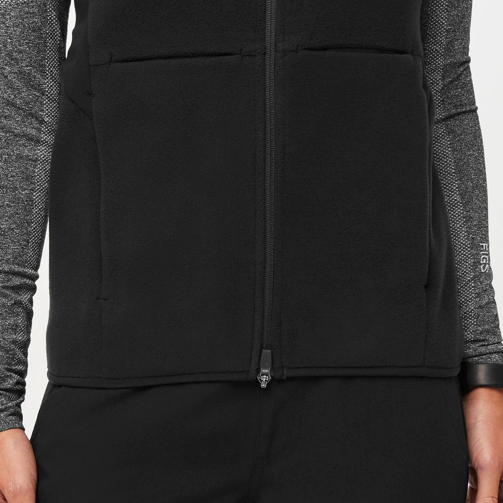 Women's Black On-Shift⢠- Fleece Vest - Image 8
