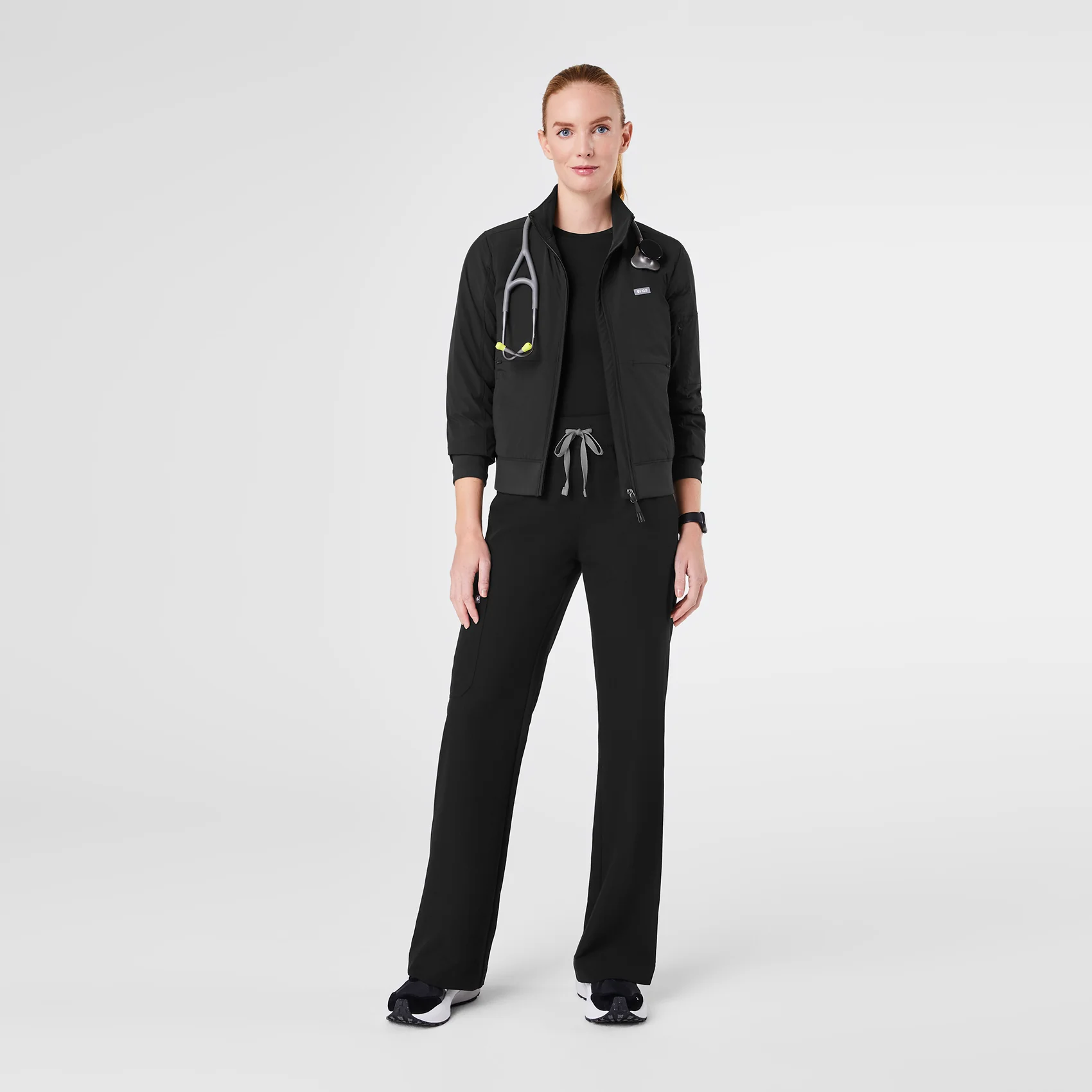women's Black On-Shift Float - Bomber Jacket™ - Image 2