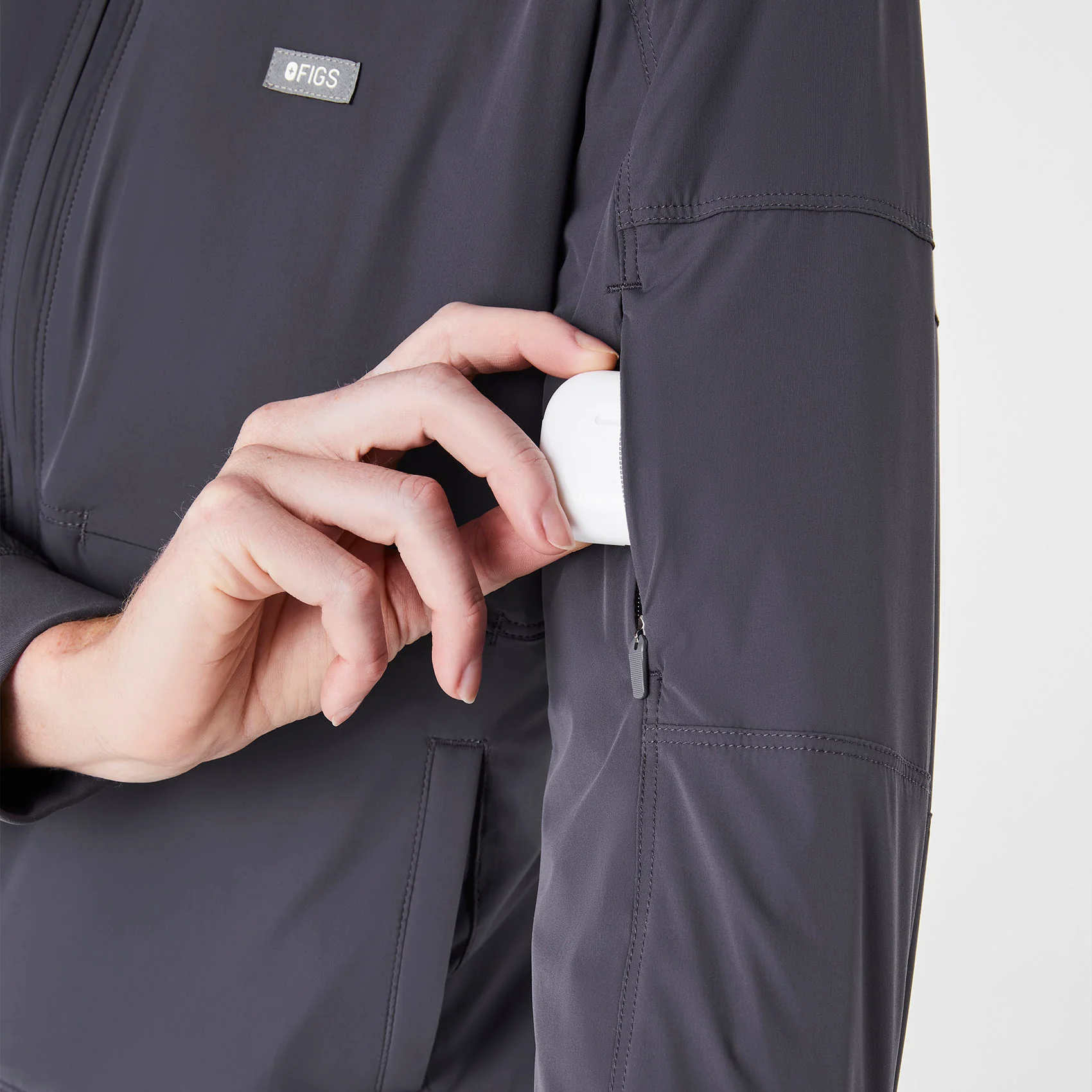 women's Charcoal On-Shift Float - Bomber Jacket™ - Image 8
