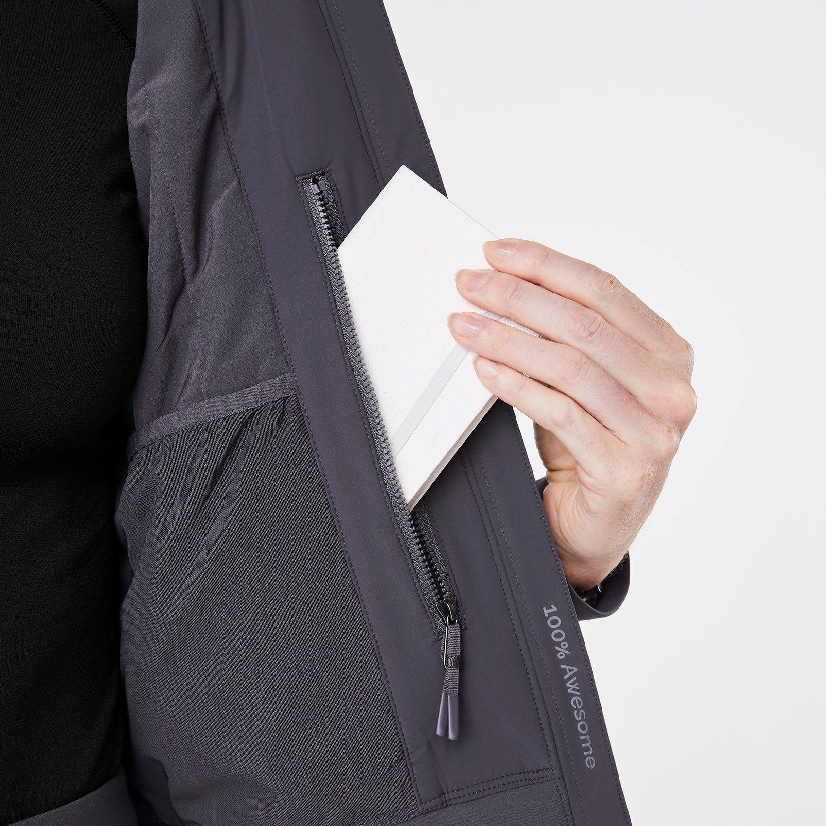 women's Charcoal On-Shift Float - Bomber Jacket™ - Image 9