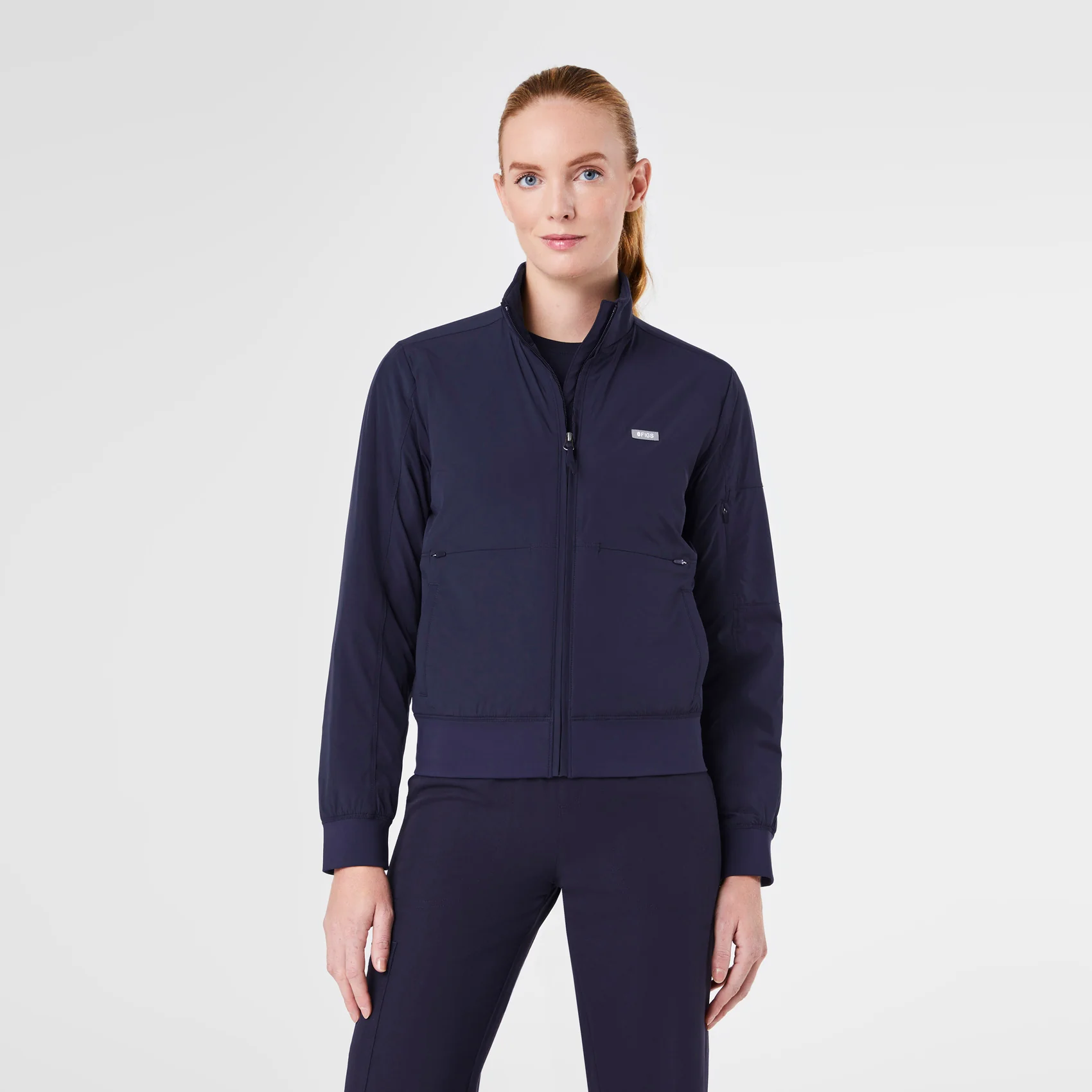 women's Navy On-Shift Float - Bomber Jacket™ - Image 2
