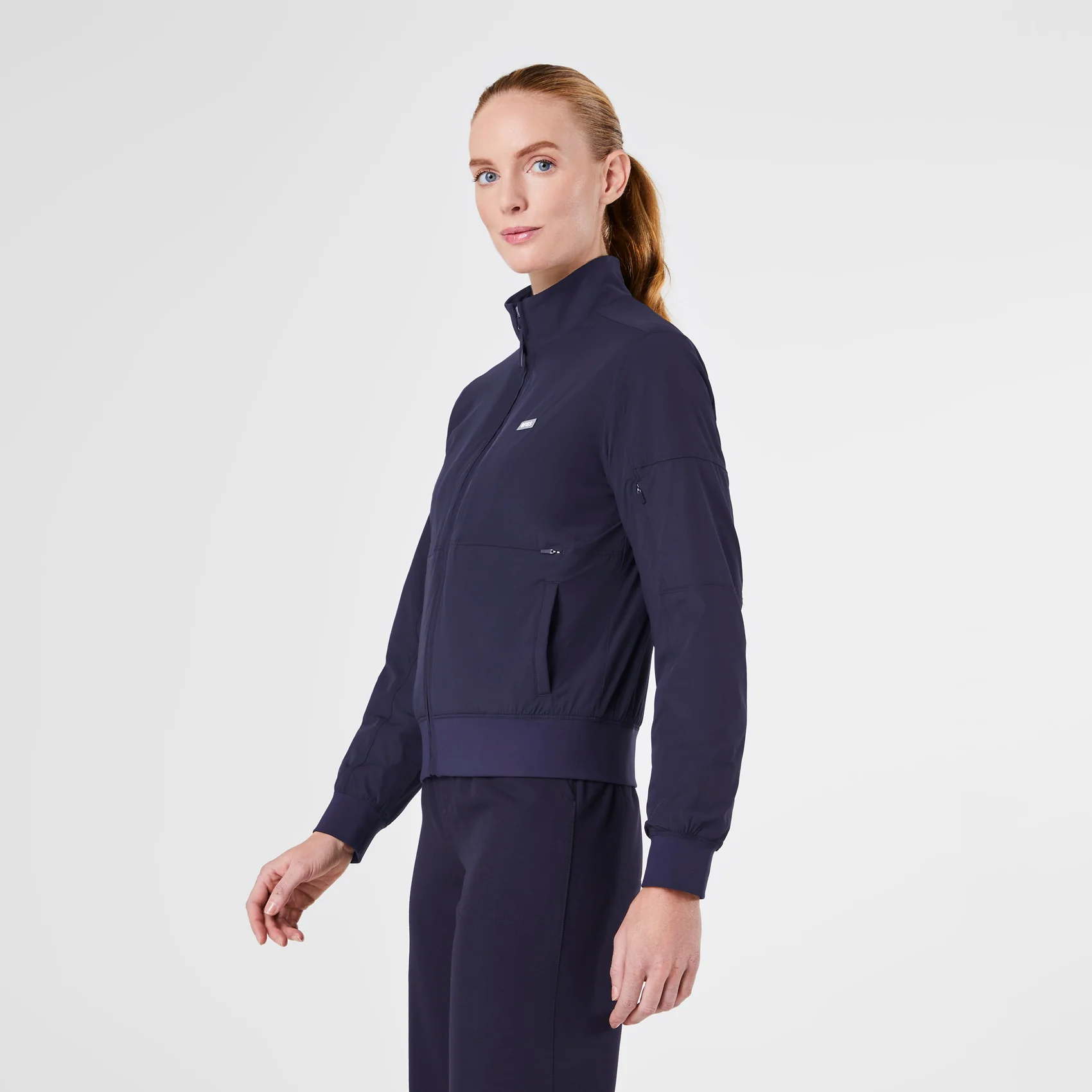 women's Navy On-Shift Float - Bomber Jacket™ - Image 3