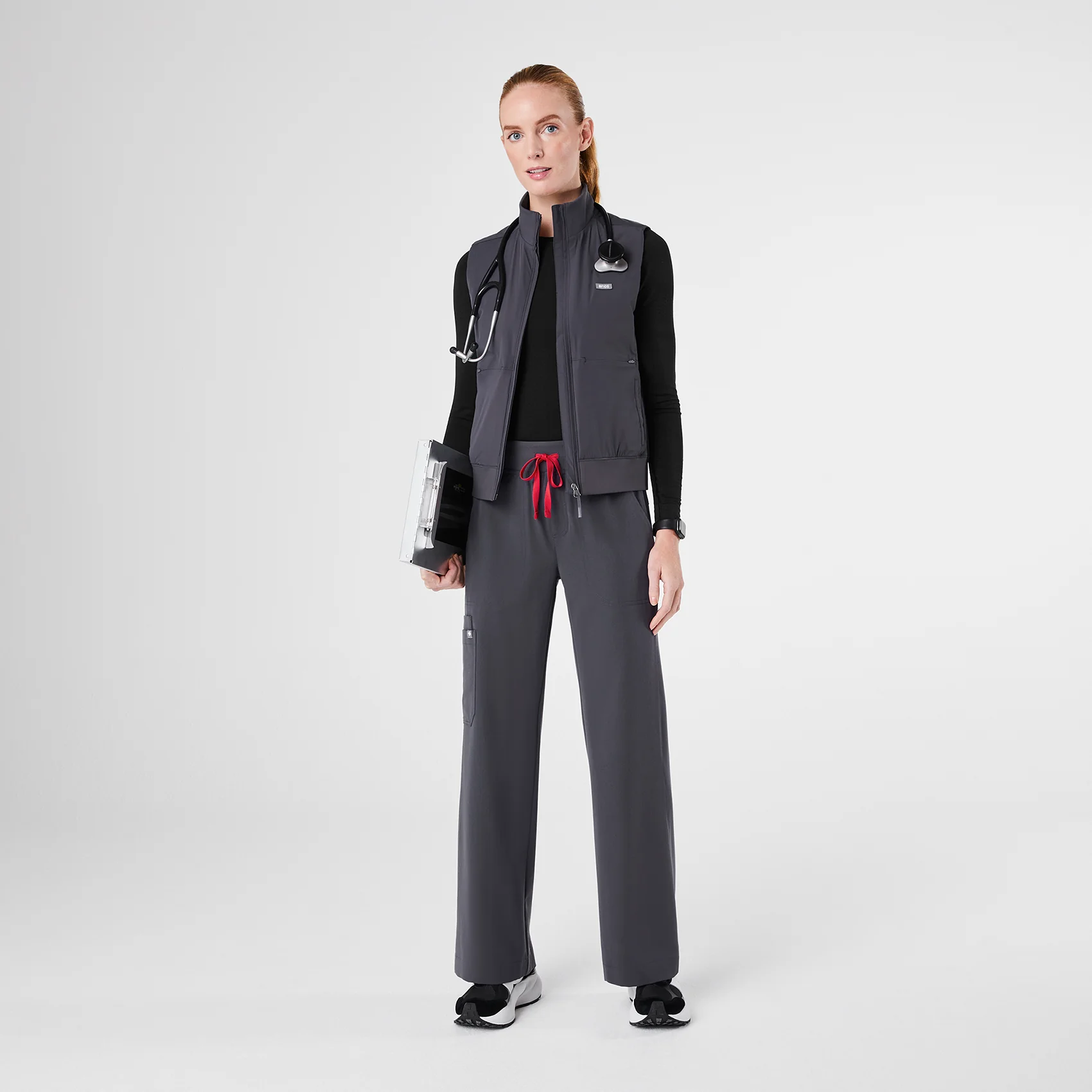 women's Charcoal On-Shift Float - Bomber Vest™ - Image 2