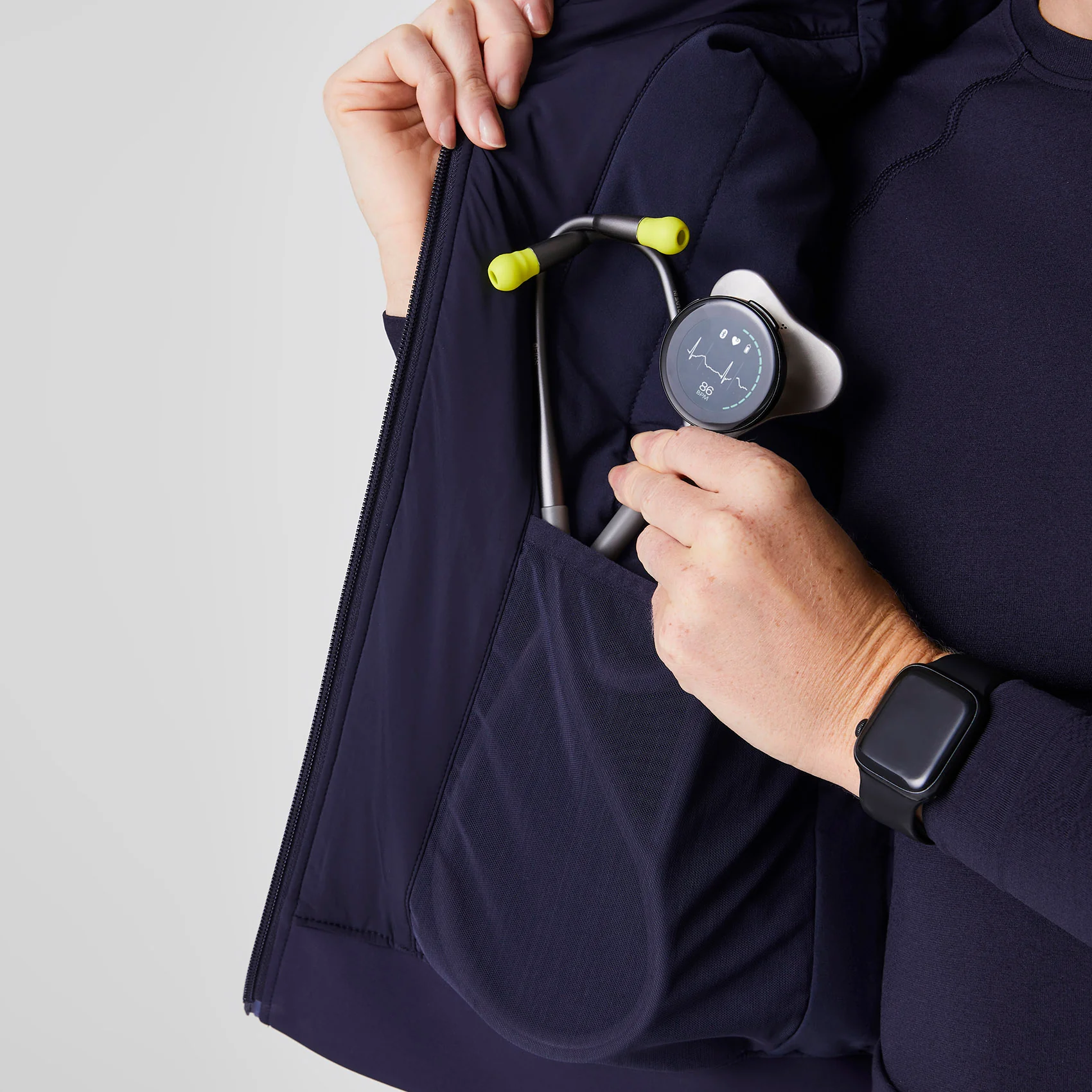 women's Navy On-Shift Float - Bomber Vest™ - Image 9