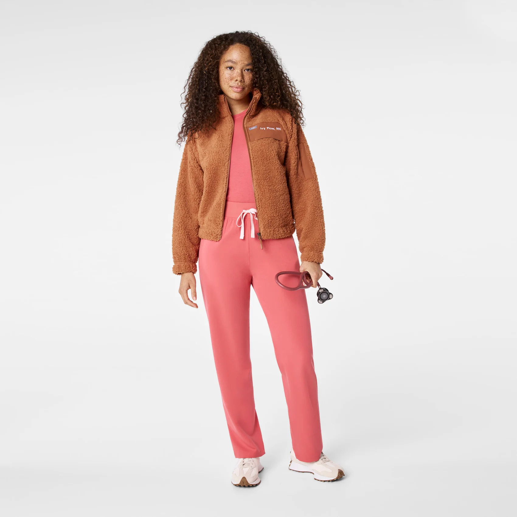 women's Mocha On-Shift High Pile - Bomber Jacket™ - Image 2