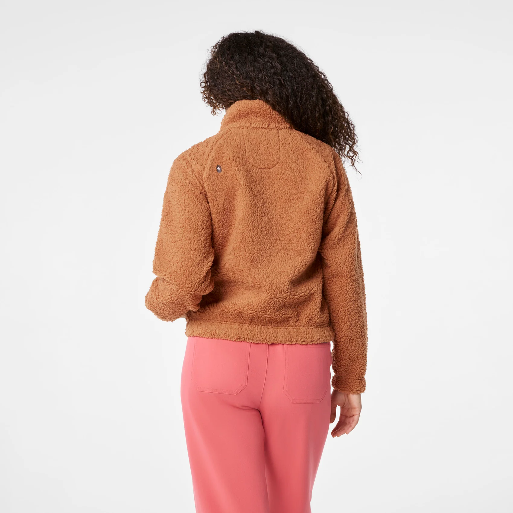 women's Mocha On-Shift High Pile - Bomber Jacket™ - Image 4