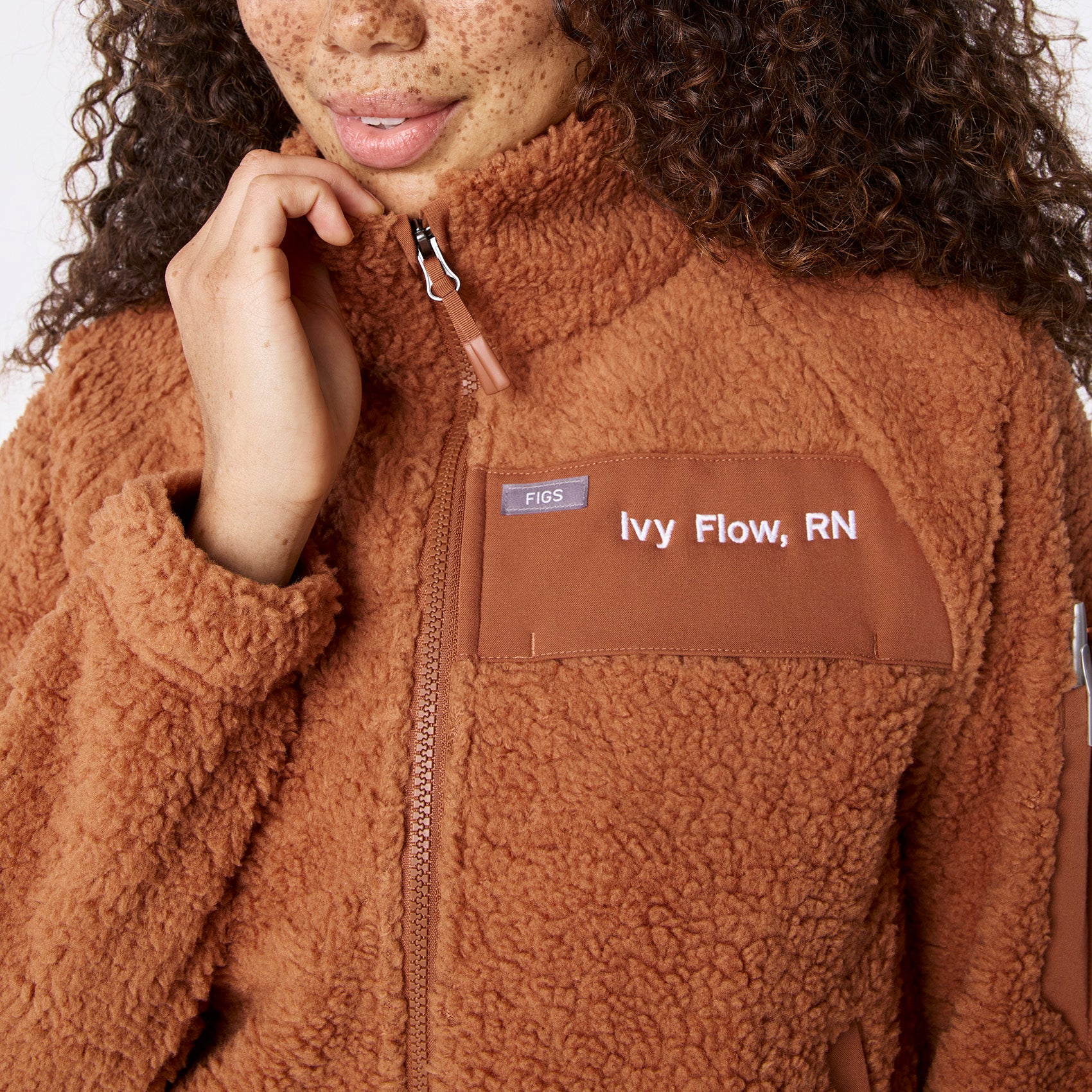 women's Mocha On-Shift High Pile - Bomber Jacket™ - Image 5