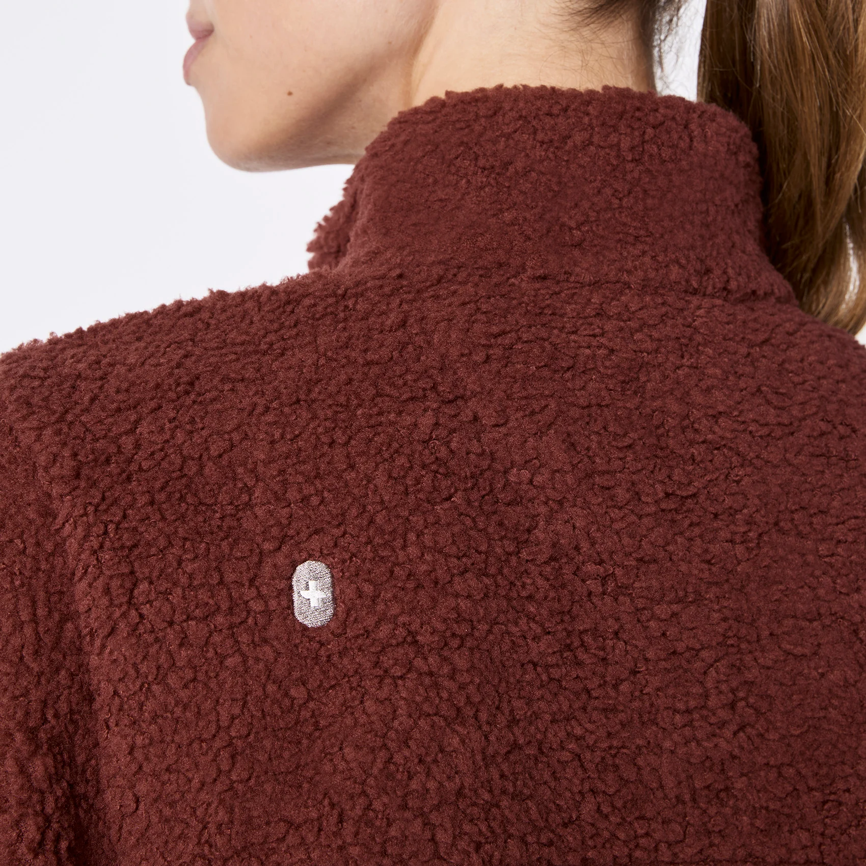 women's Walnut On-Shift High Pile - Fleece Pullover Jacket™ - Image 5