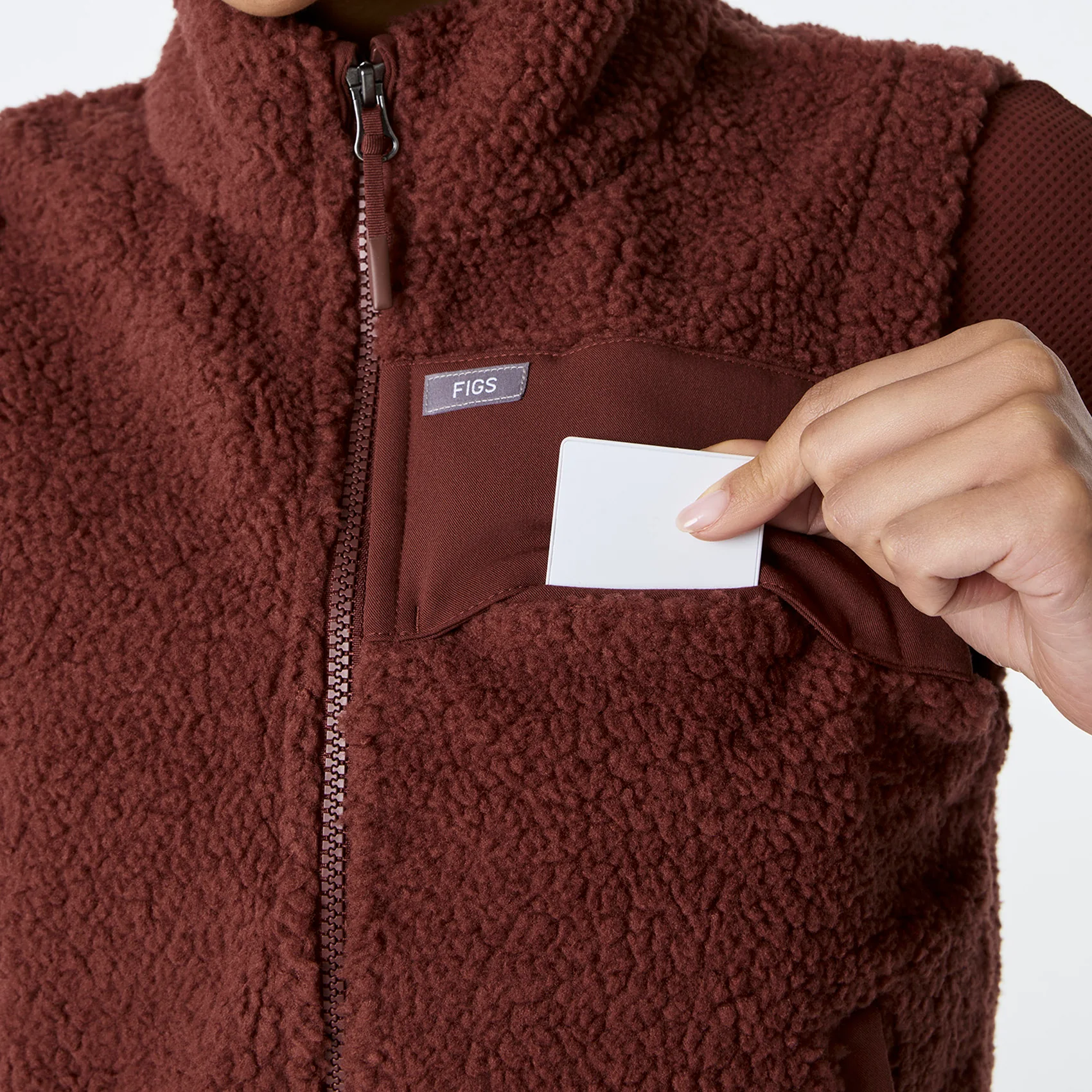 women's Walnut On-Shift High Pile Vest™ - Image 7
