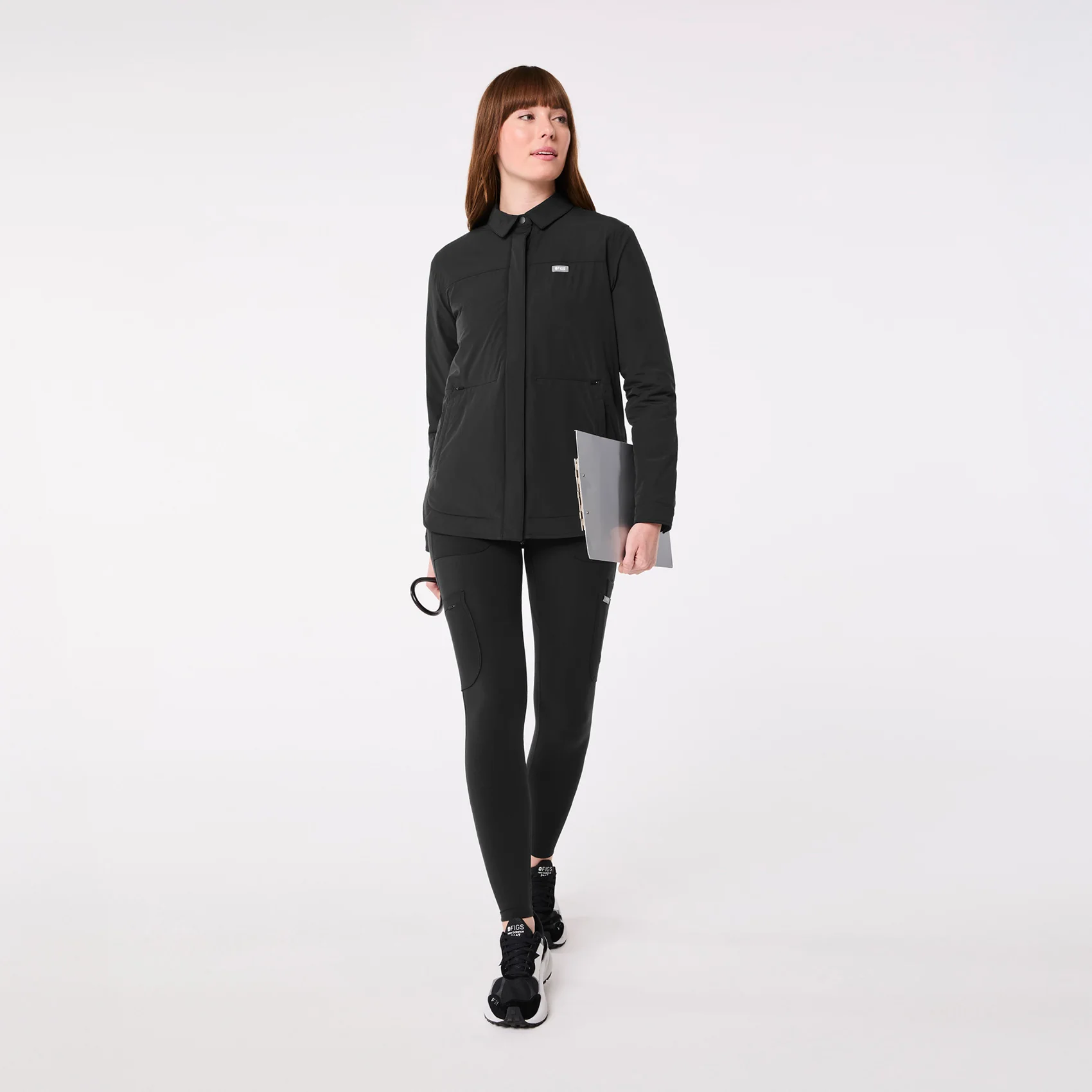 women's Black On-Shift Float - Shacket™ - Image 10