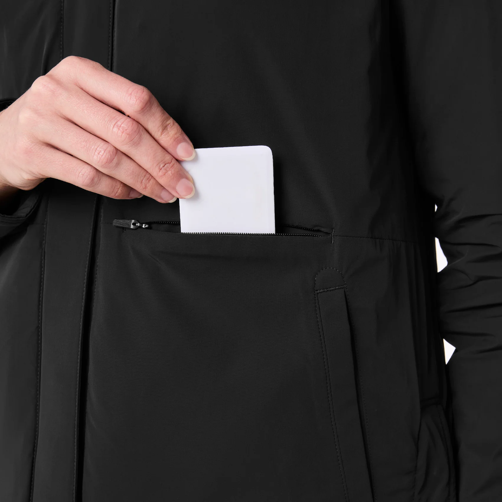 women's Black On-Shift Float - Shacket™ - Image 6