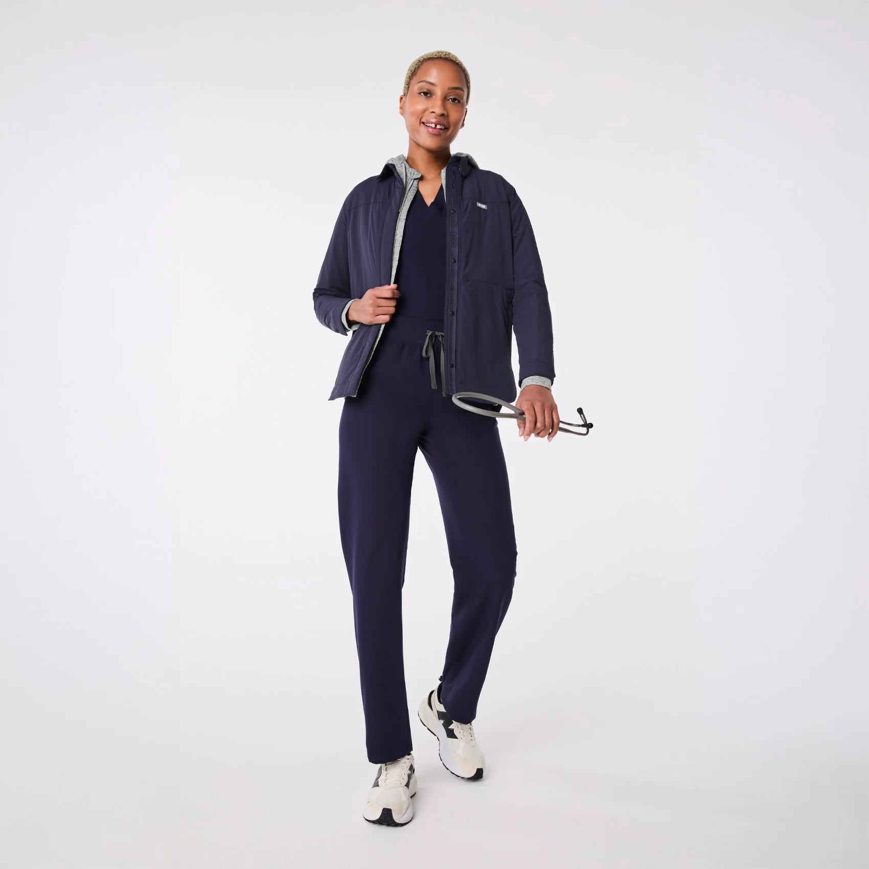 women's Navy On-Shift Float - Shacket™ - Image 10