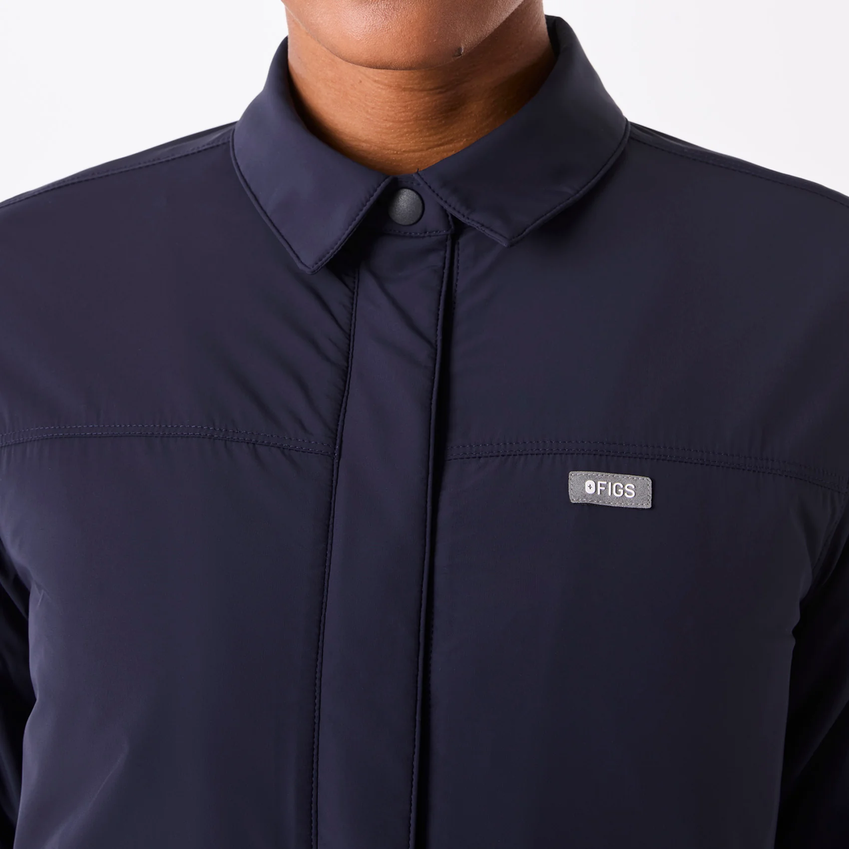women's Navy On-Shift Float - Shacket™ - Image 6
