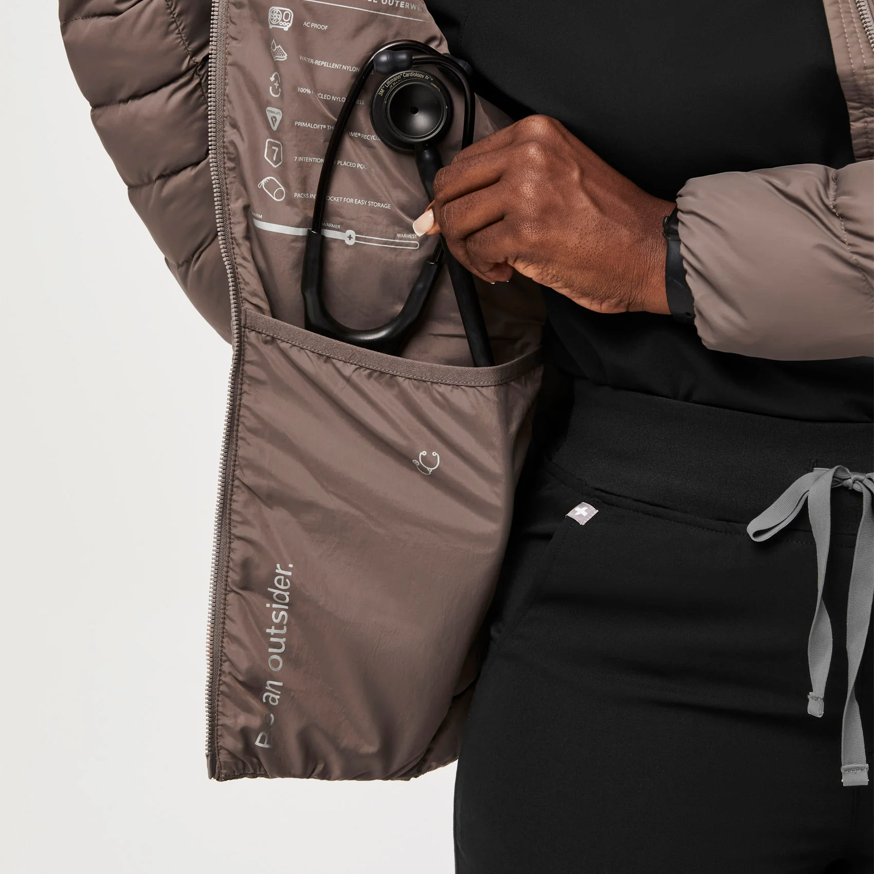 women's Cacao On-Shift™ Packable - Puffer Jacket - Image 8