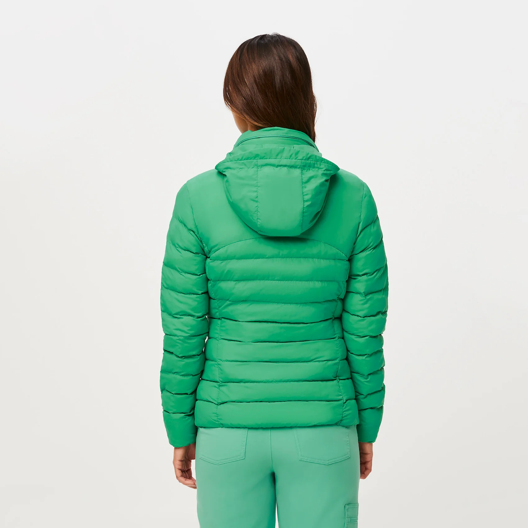 women's Surgical Green On-Shift™ Packable - Puffer Jacket - Image 4